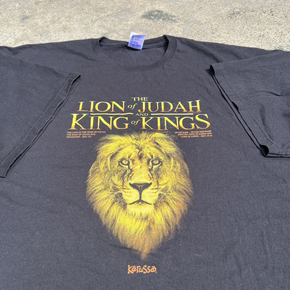 Other Lion Of Judah Lion King 3XL Jesus God Bible Holy Oversized Size US XXL / EU 58 / 5 - 2 Thumbnail