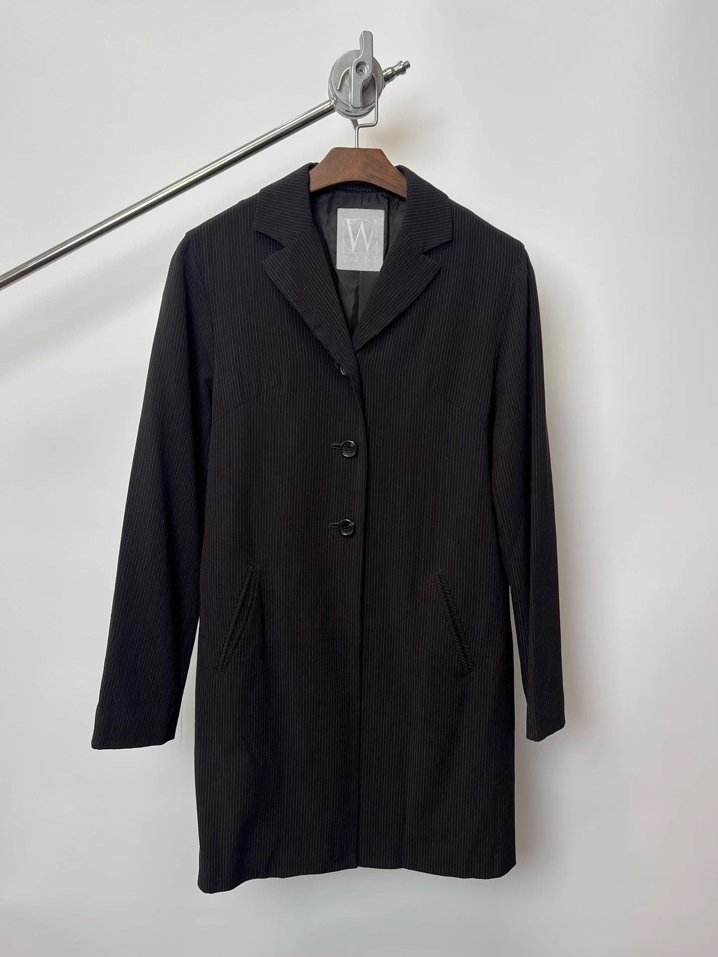 Yohji Yamamoto Yohji Yamamoto Workshop Stripe Wool Blend Trench Coat Size US M / EU 48-50 / 2 - 1 Thumbnail