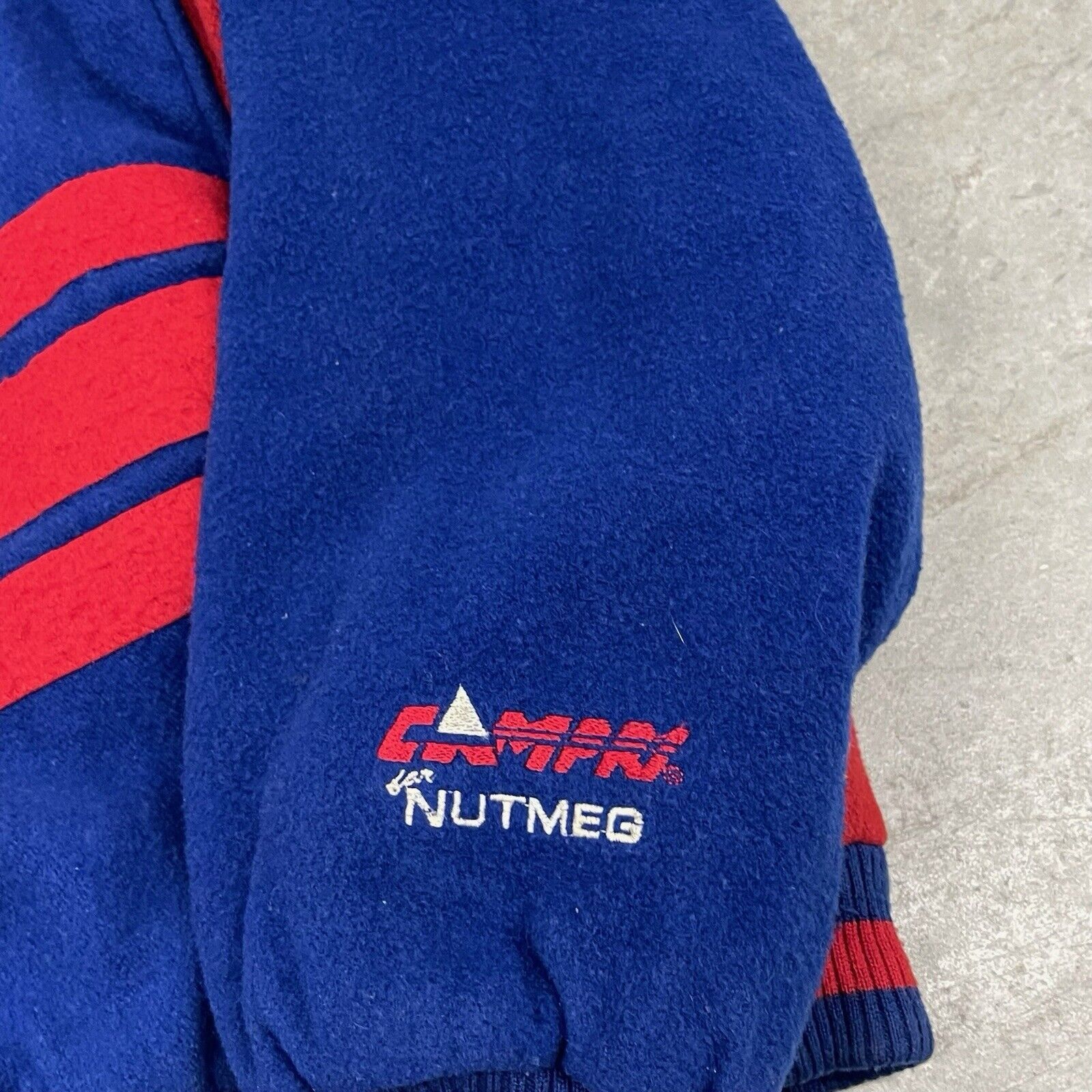 Nutmeg Vintage 90s Nutmeg New York Rangers Hockey NHL Bomber Jacket Size US XL / EU 56 / 4 - 6 Thumbnail