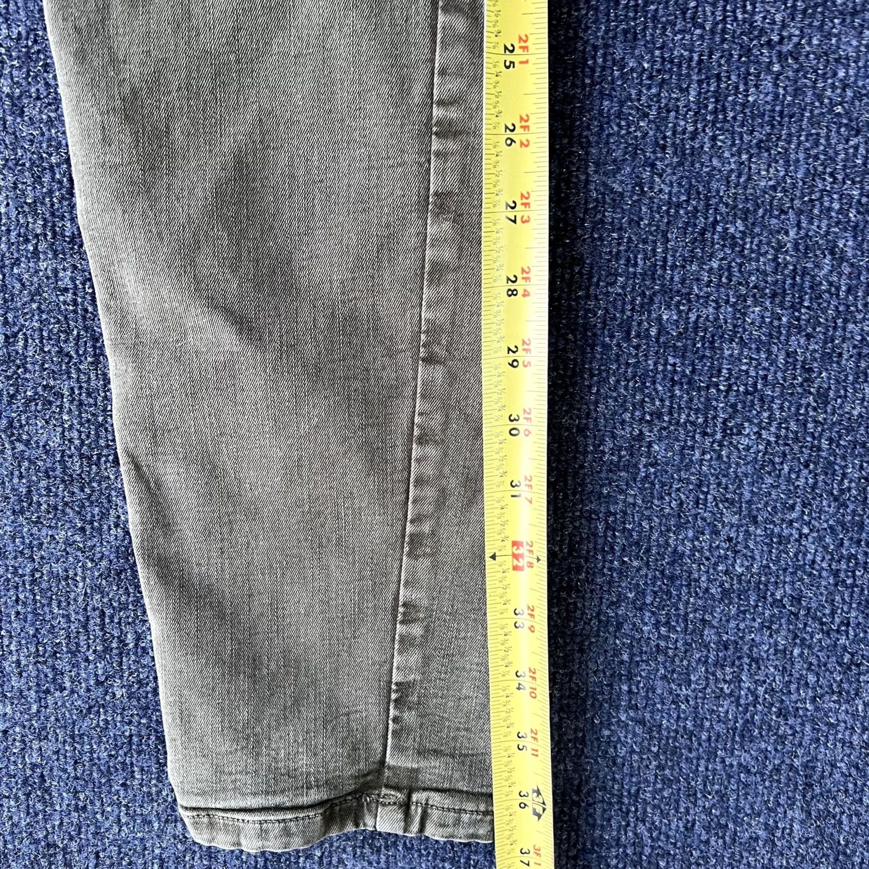 Vintage Joe's Jeans Womens Jeans Skinny Midrise Olive Green 31 Five Pocket Stretch Denim Pants Size 24" / US 00 / IT 34 - 7 Thumbnail