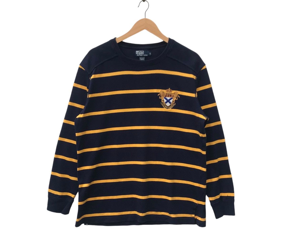 Polo Ralph Lauren Polo Ralph Lauren Stripe No 7 Sweatshirt Size US M / EU 48-50 / 2 - 2 Thumbnail