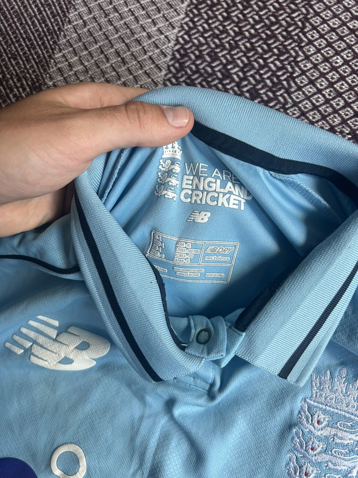 New Balance Vintage England New Balance Cricket T-Shirt 18/19 Jersey Size US L / EU 52-54 / 3 - 5 Thumbnail