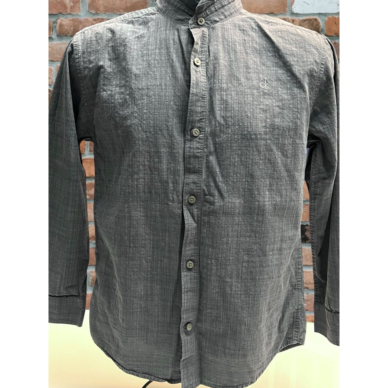 Calvin Klein Calvin Klein Jeans Men’s XL Long Sleeve Button-Up Shirt Gray Size US XL / EU 56 / 4 - 6 Thumbnail