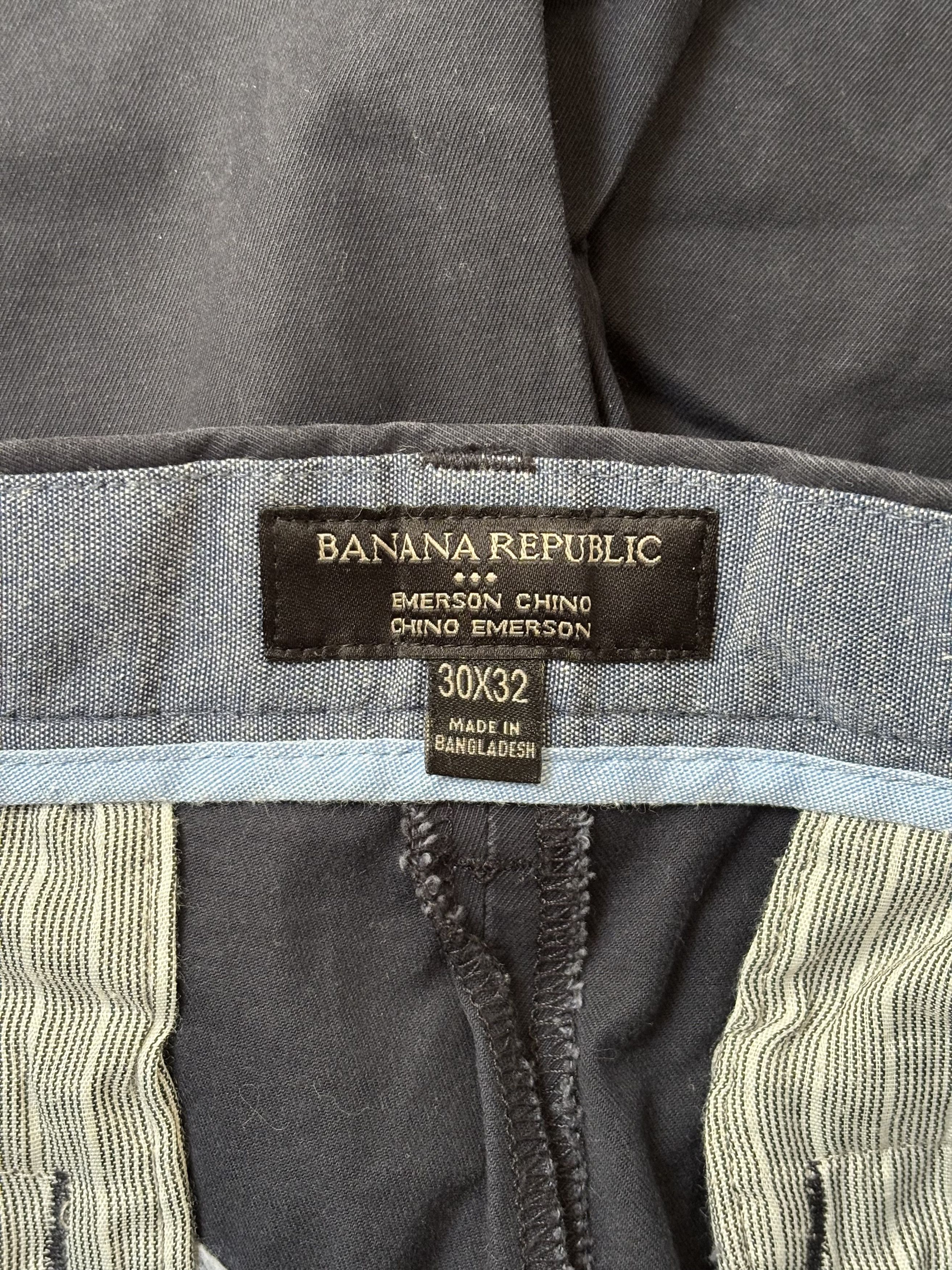 Banana Republic Banana Republic Emerson Chinos Navy Pants 30/32 Size US 30 / EU 46 - 3 Thumbnail