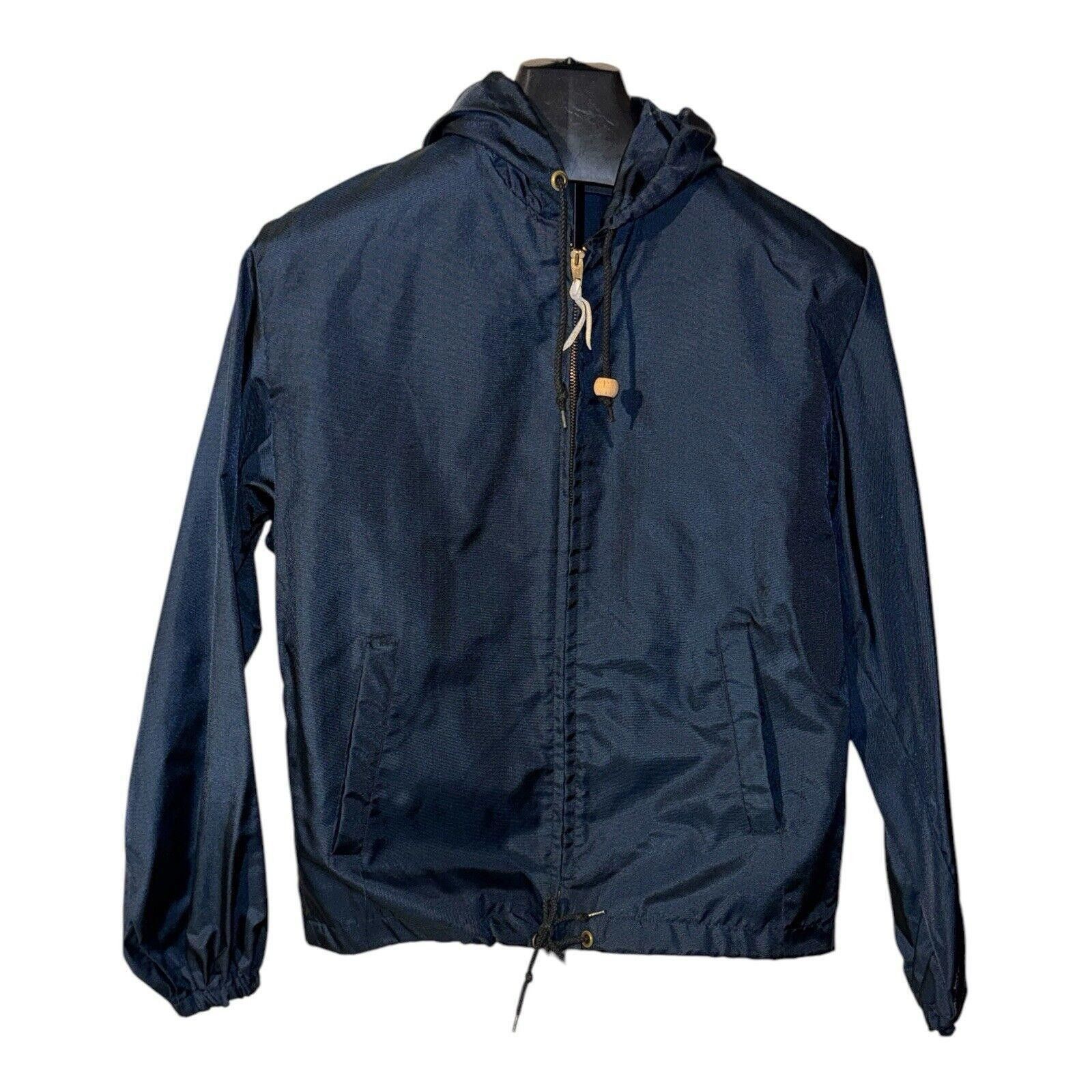 Designer Vintage Peters Whaler Jacket Sz M Blue Nylon Hooded 60s Size US M / EU 48-50 / 2 - 1 Thumbnail