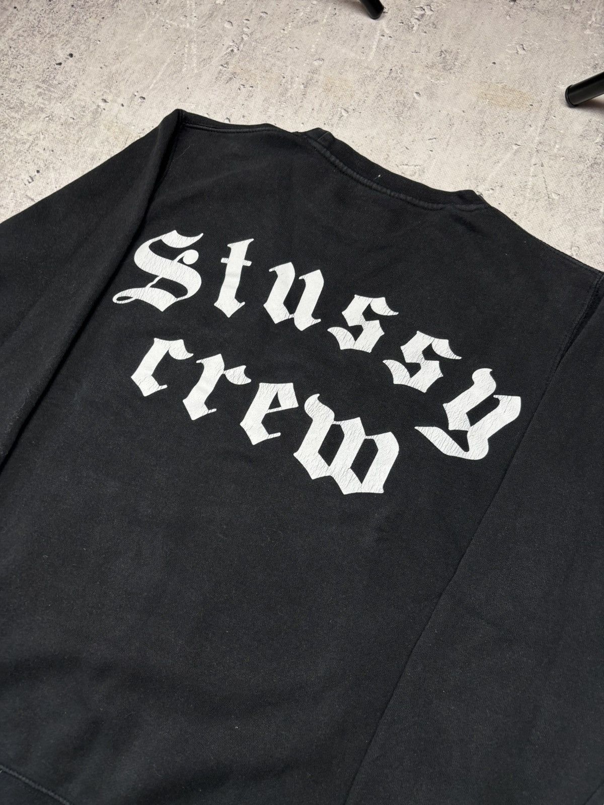 Stussy vintage stussy crew crazy boxy crewneck y2k swag Size US S / EU 44-46 / 1 - 2 Thumbnail
