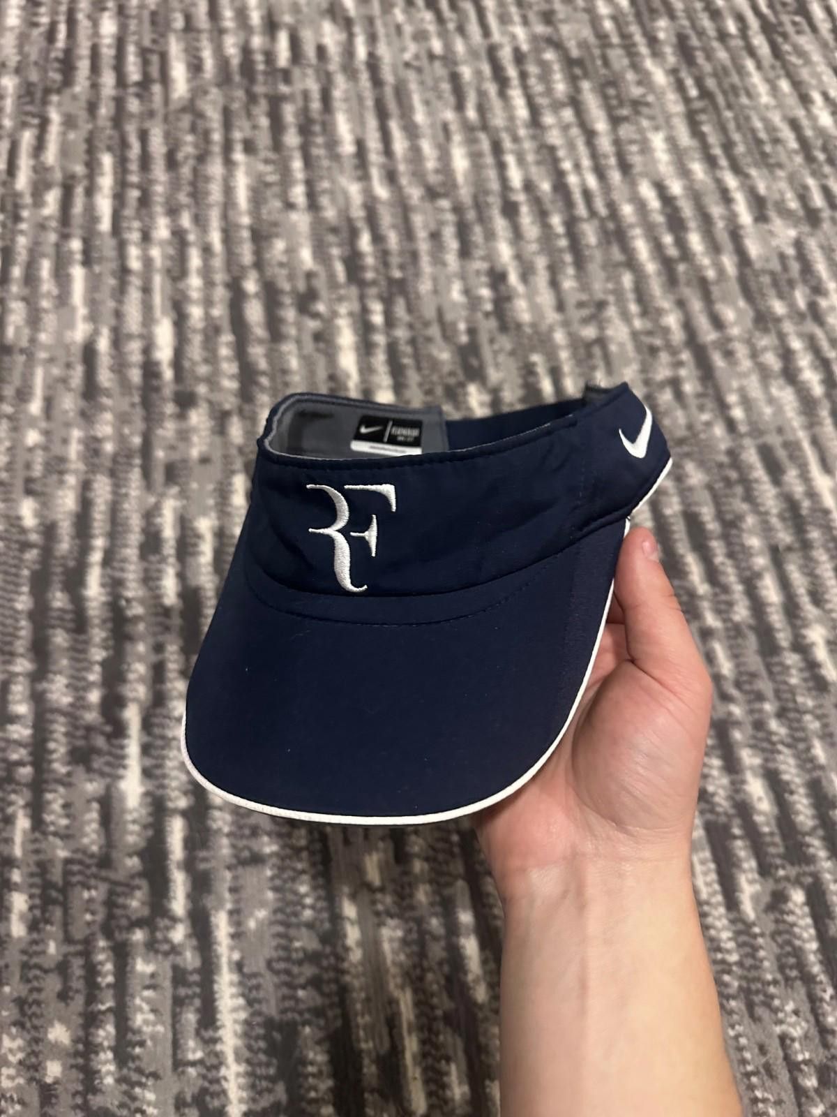 Nike RF Roger Federer Vtg Nike Dri-FIT Tennis Hat Cap Navy Vizor Size ONE SIZE - 1 Thumbnail