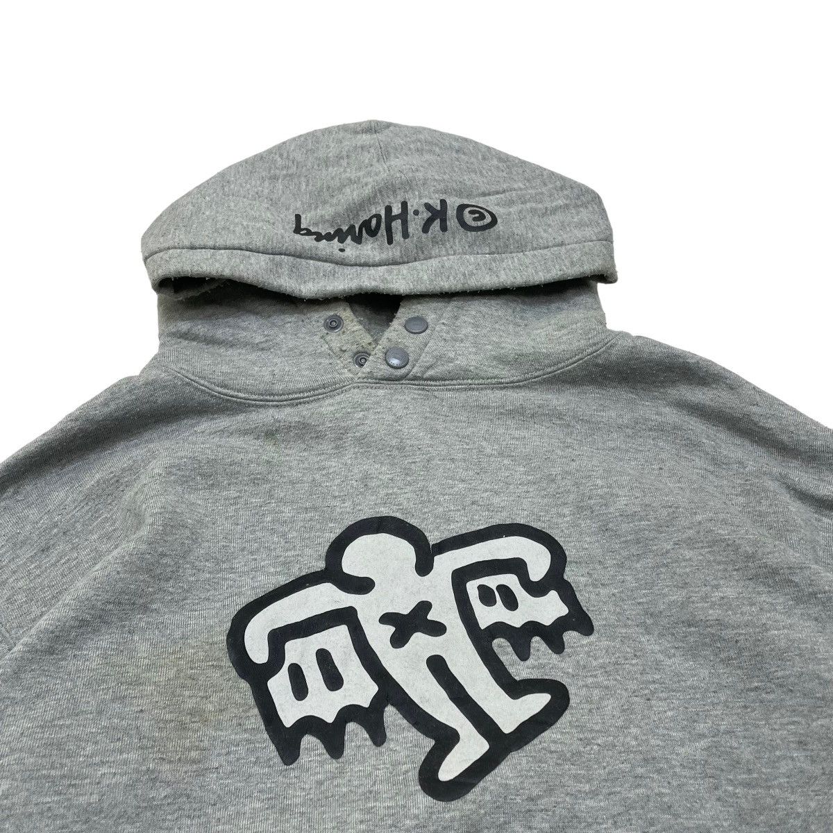 Japanese Brand 💥Keith Haring Pull Over Sweatshirt Hoodie Jacket Size US L / EU 52-54 / 3 - 3 Thumbnail