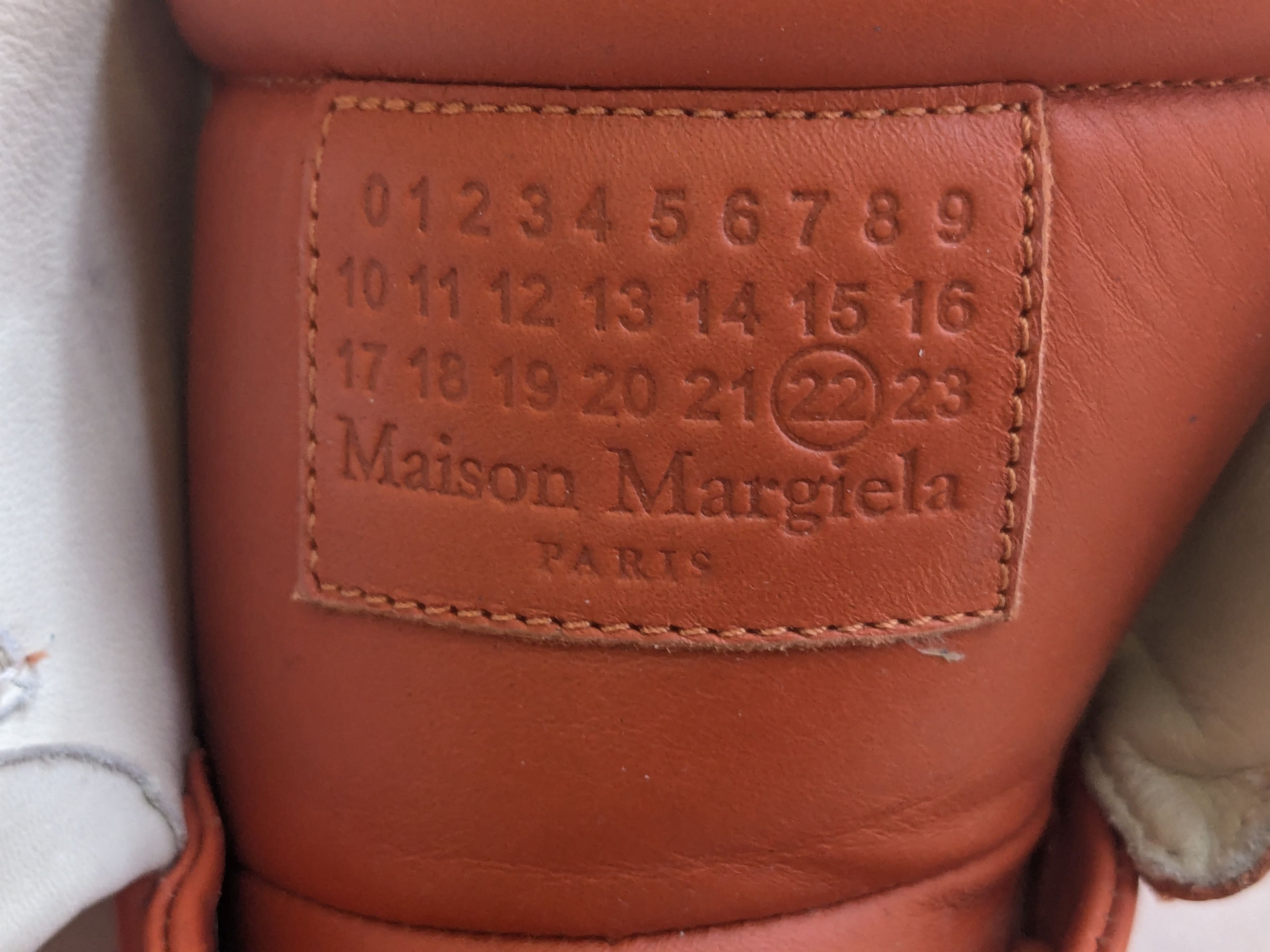 Maison Margiela Maison Margiela Future Orange Leather 10 43 Italy High Tops Size US 10 / EU 43 - 8 Thumbnail
