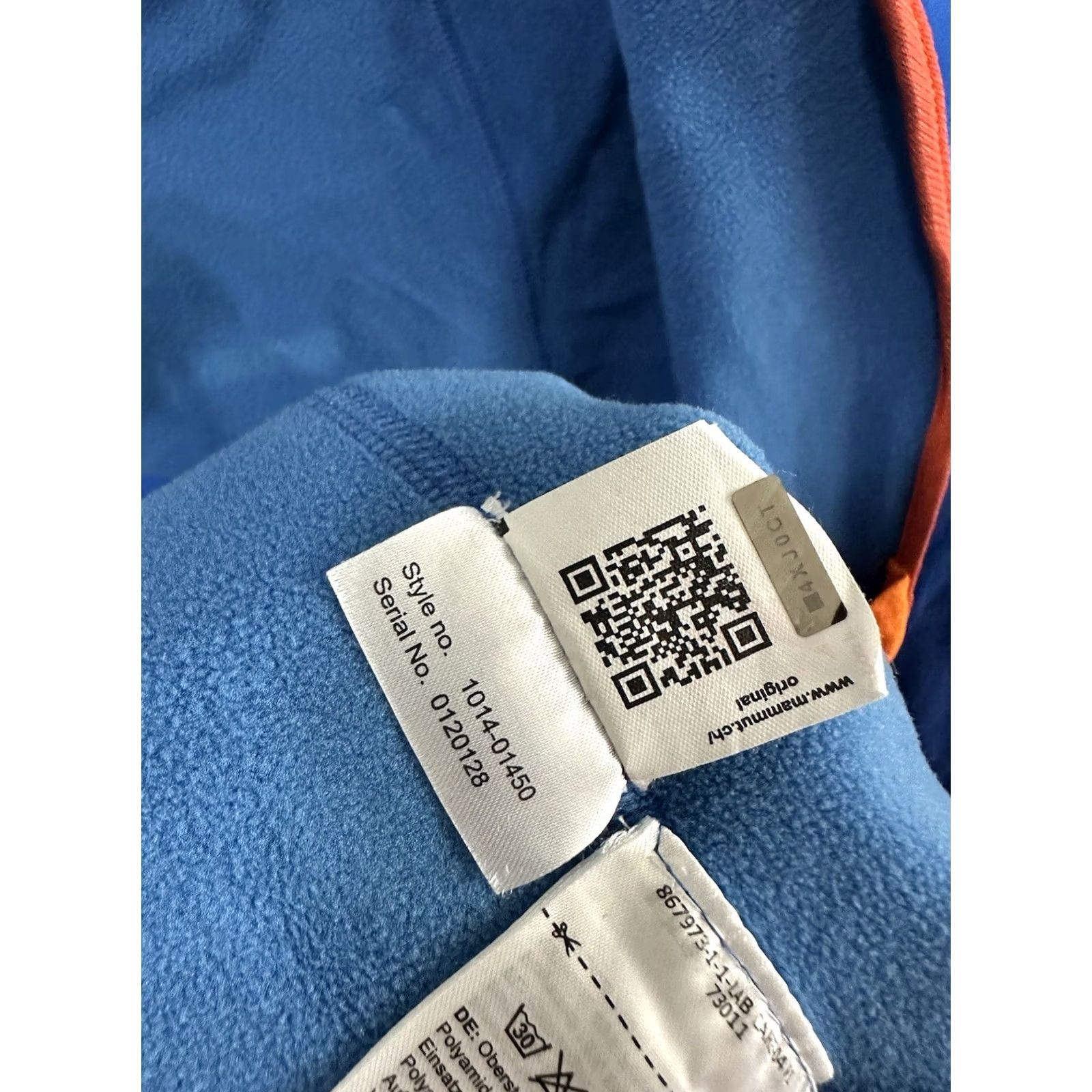 Mammut Mammut Eiswand Eiger Extreme Guide Midlayer Full Zip Fleece Jacket Size L Blue Jacket Mens Size US L / EU 52-54 / 3 - 4 Thumbnail
