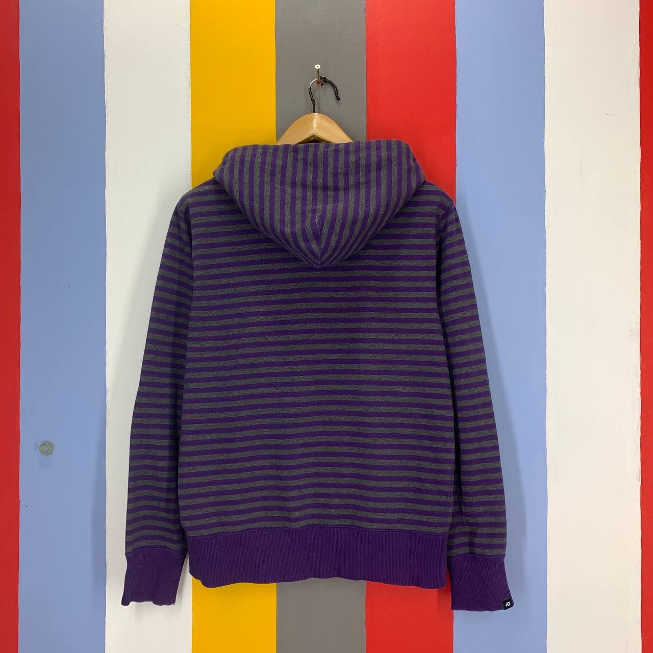 Nike NIKE Stripe Zipper Hoodie #2201/21 Size US M / EU 48-50 / 2 - 11 Thumbnail