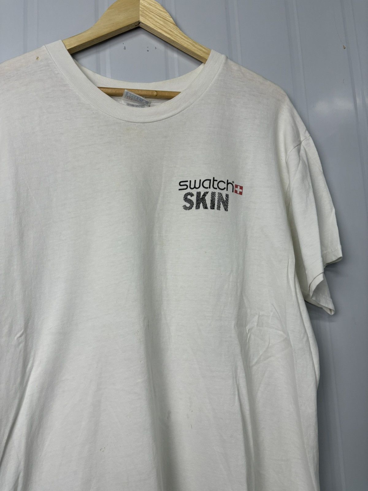 Swatch × Vintage RARE! Vintage 90’s Art Promo Swatch Am i Naked Size US L / EU 52-54 / 3 - 1 Thumbnail