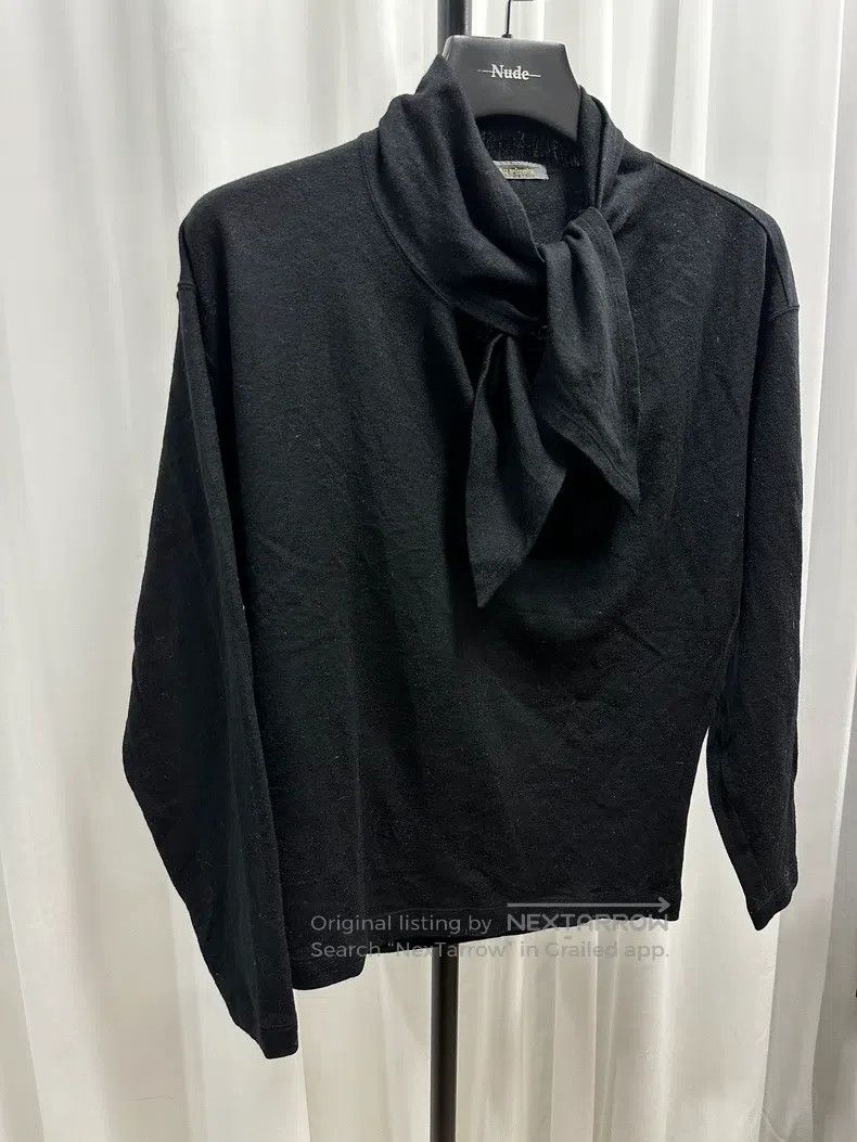 Issey Miyake Issey Miyake Collar wool knit sweater Size M / US 6-8 / IT 42-44 - 2 Thumbnail