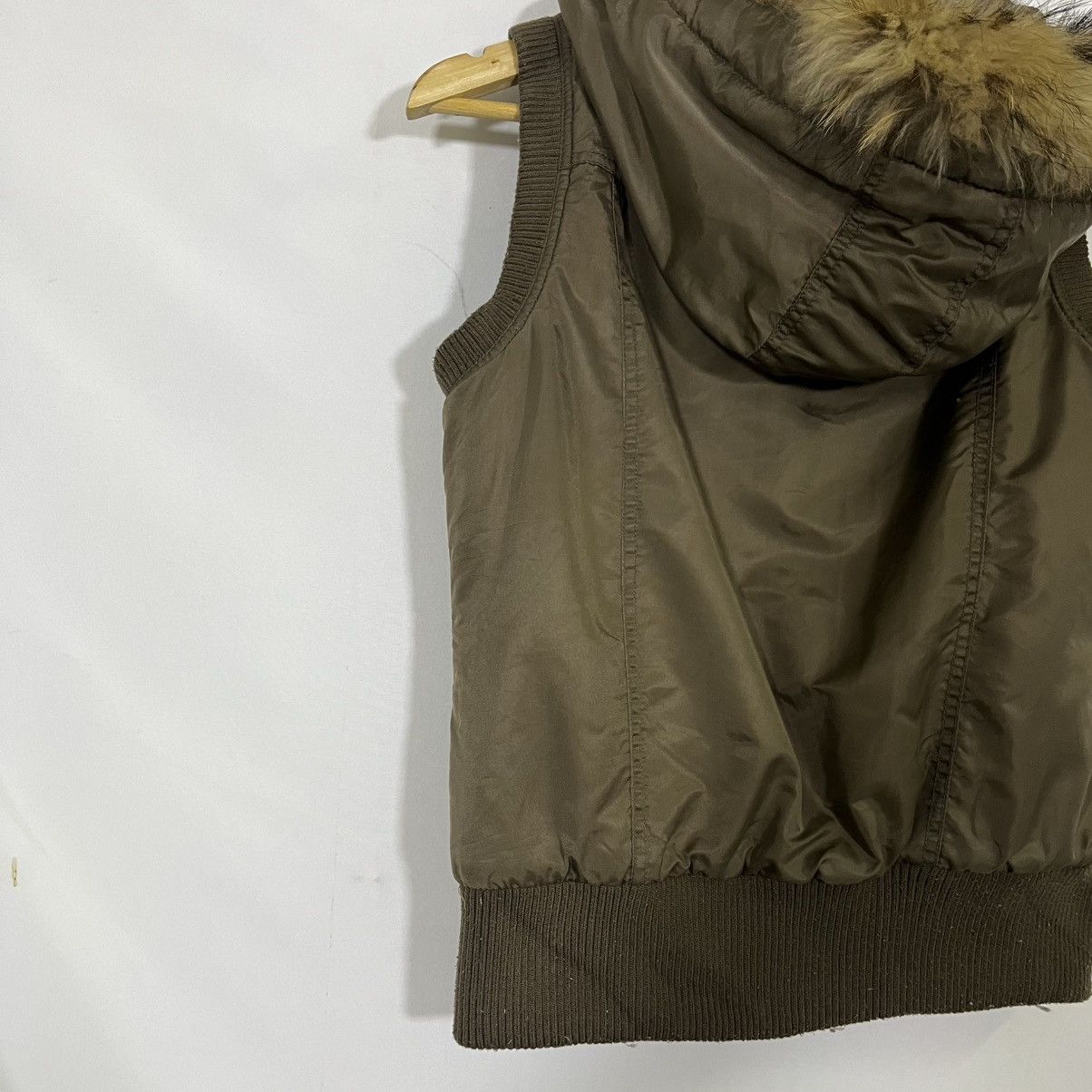 If Six Was Nine 2000s RISTTY FUR HOODED VEST Size US S / EU 44-46 / 1 - 7 Thumbnail