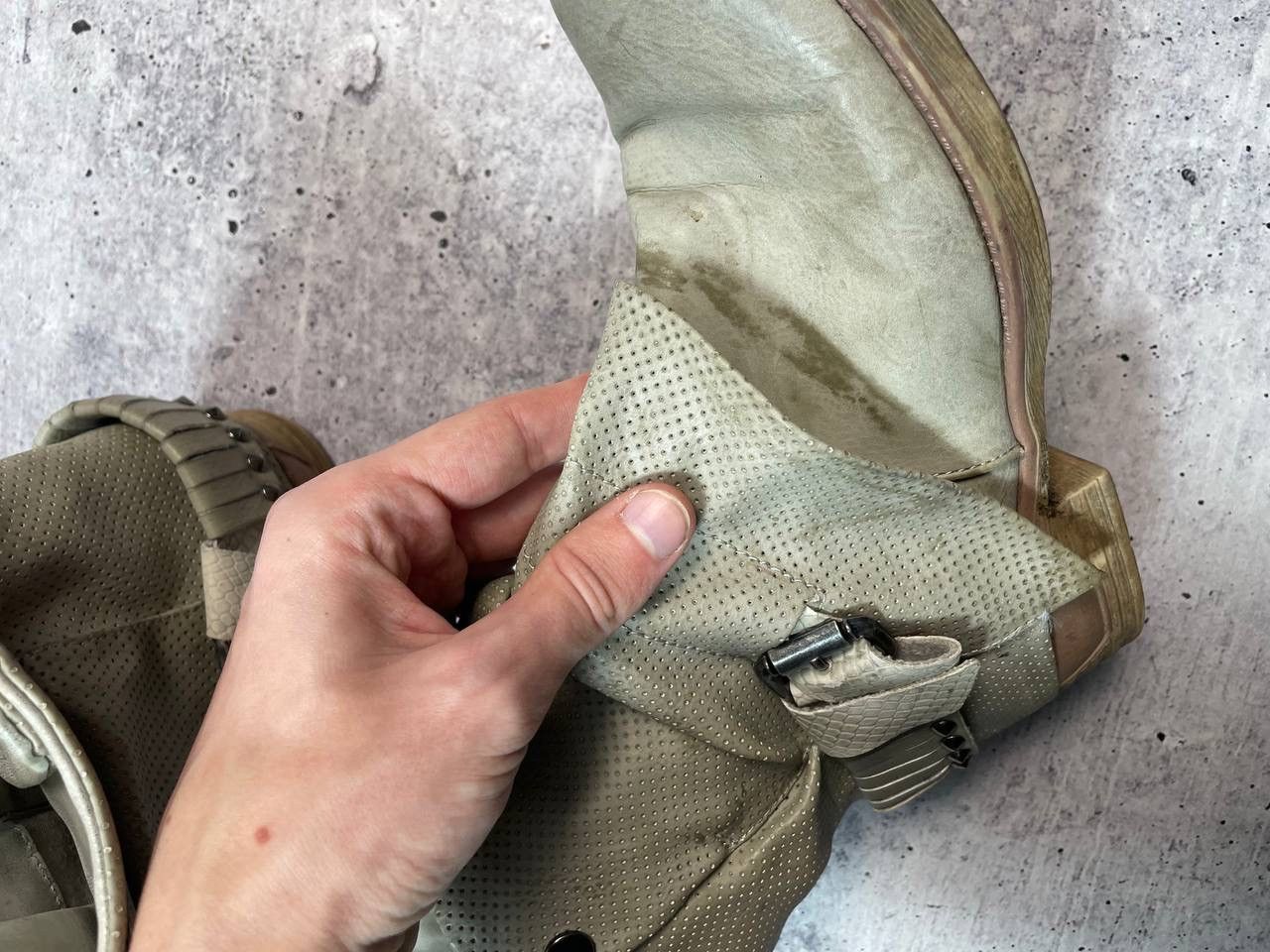 If Six Was Nine Vintage Airstep AS98 Style Ankle Biker Boots Y2K Size US 7 / IT 37 - 6 Thumbnail