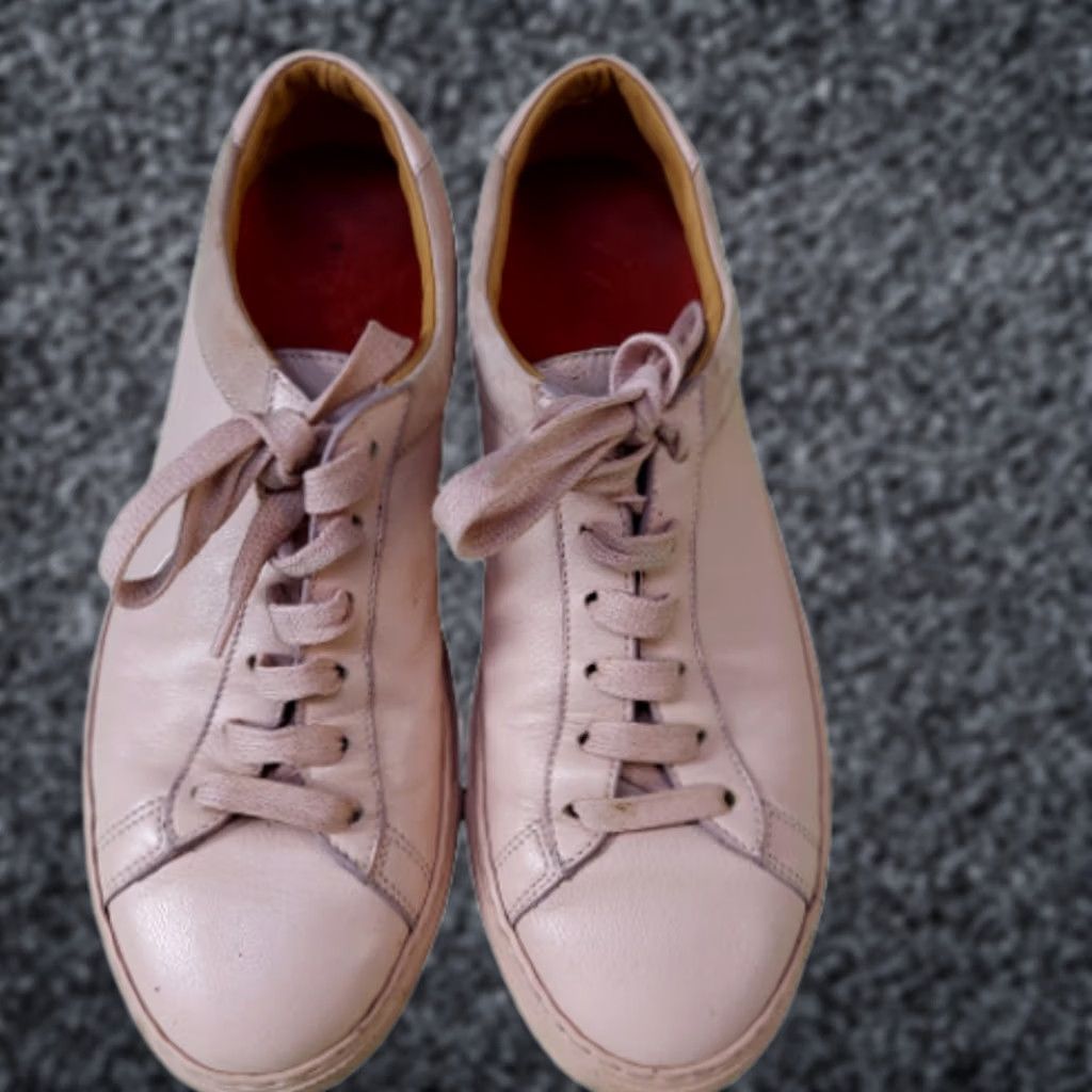 Koio Koio Collective Womens Vera Pelle Leather Sneakers Pink Size 39 Made in Italy Size US 9 / IT 39 - 1 Thumbnail