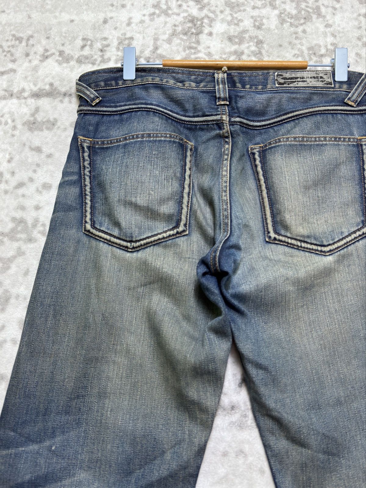 Vintage Vintage Archive Back Number Heavy Whisker Mud Wash Denim Size US 32 / EU 48 - 10 Thumbnail