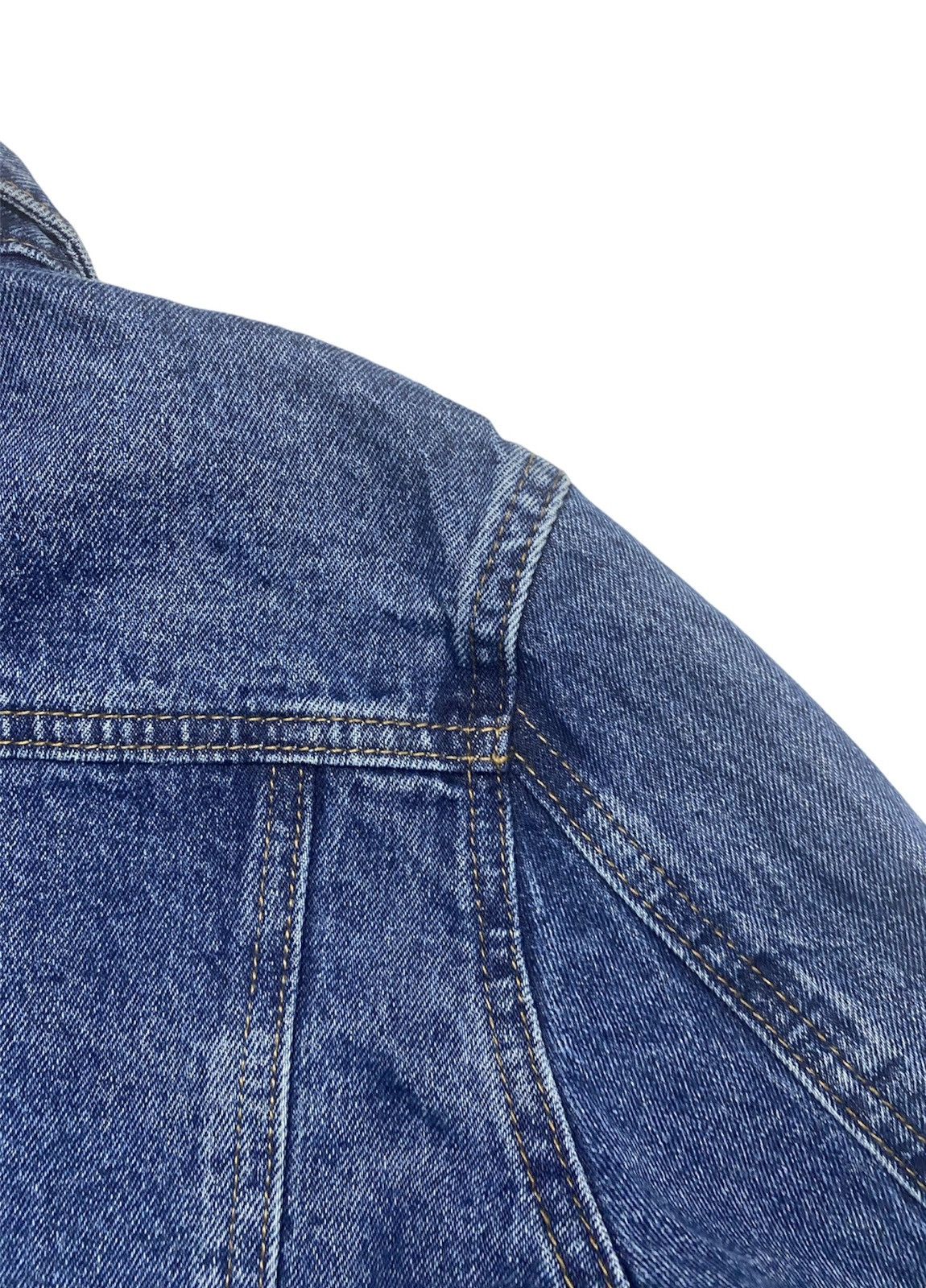 Port Authority × Vintage Vintage Y2K 00’s Crazy Streetwear Denim Jacket S Size US S / EU 44-46 / 1 - 6 Thumbnail