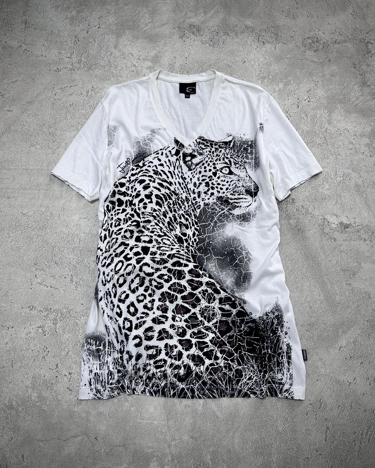 2000s Just Cavalli Tiger T-shirt