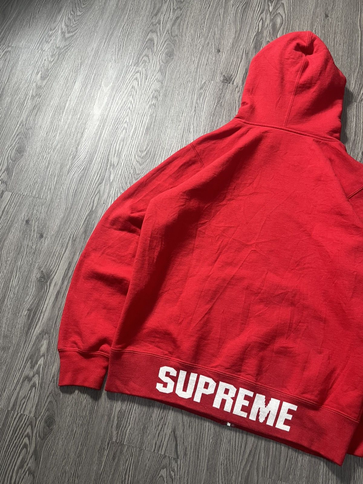 Supreme Supreme Text Rib Hoodie Size US L / EU 52-54 / 3 - 8 Thumbnail