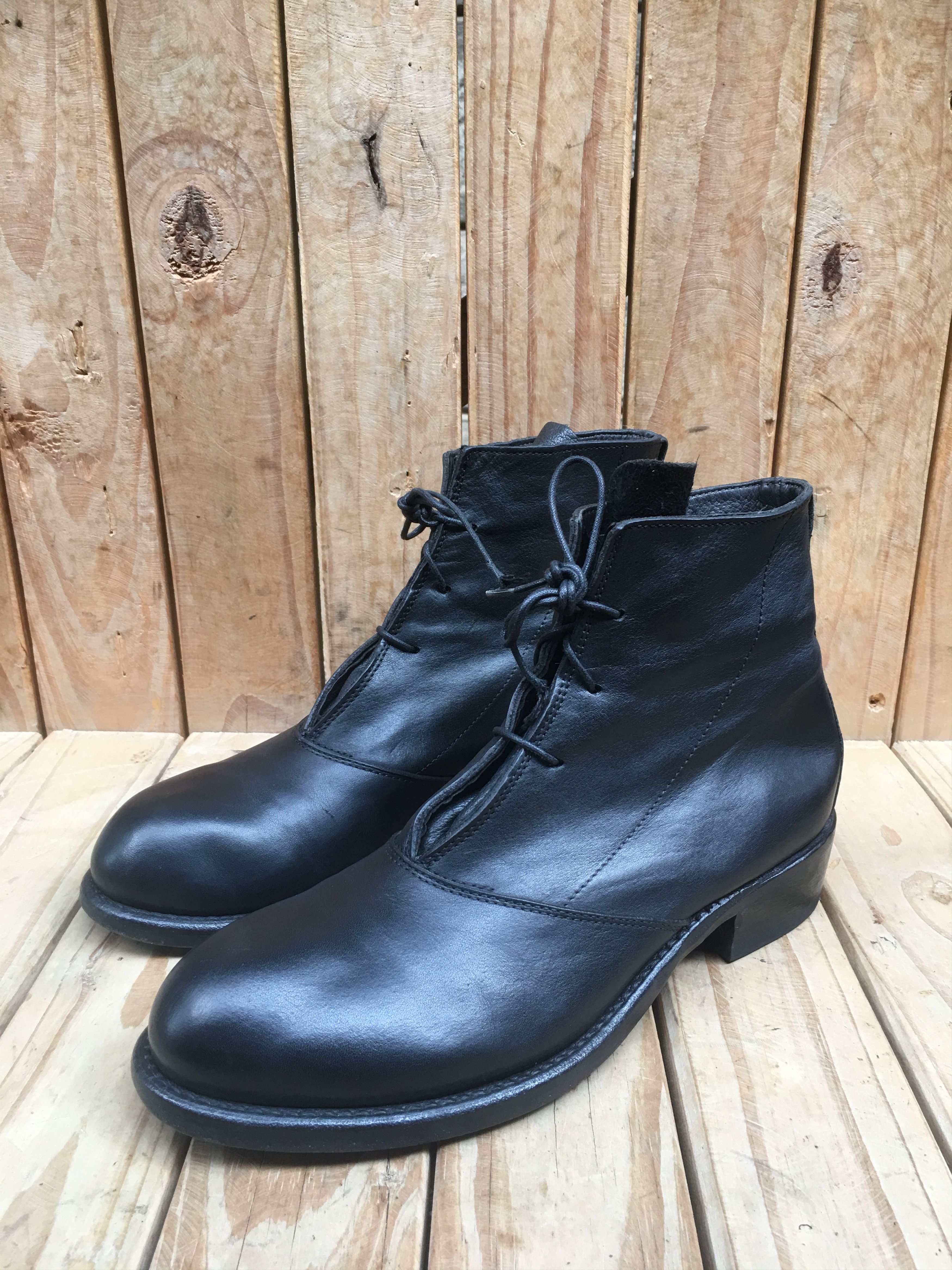 MoMA Moma black Women's leather boots SIZE EUR 40 Size US 10 / IT 40 - 11 Thumbnail