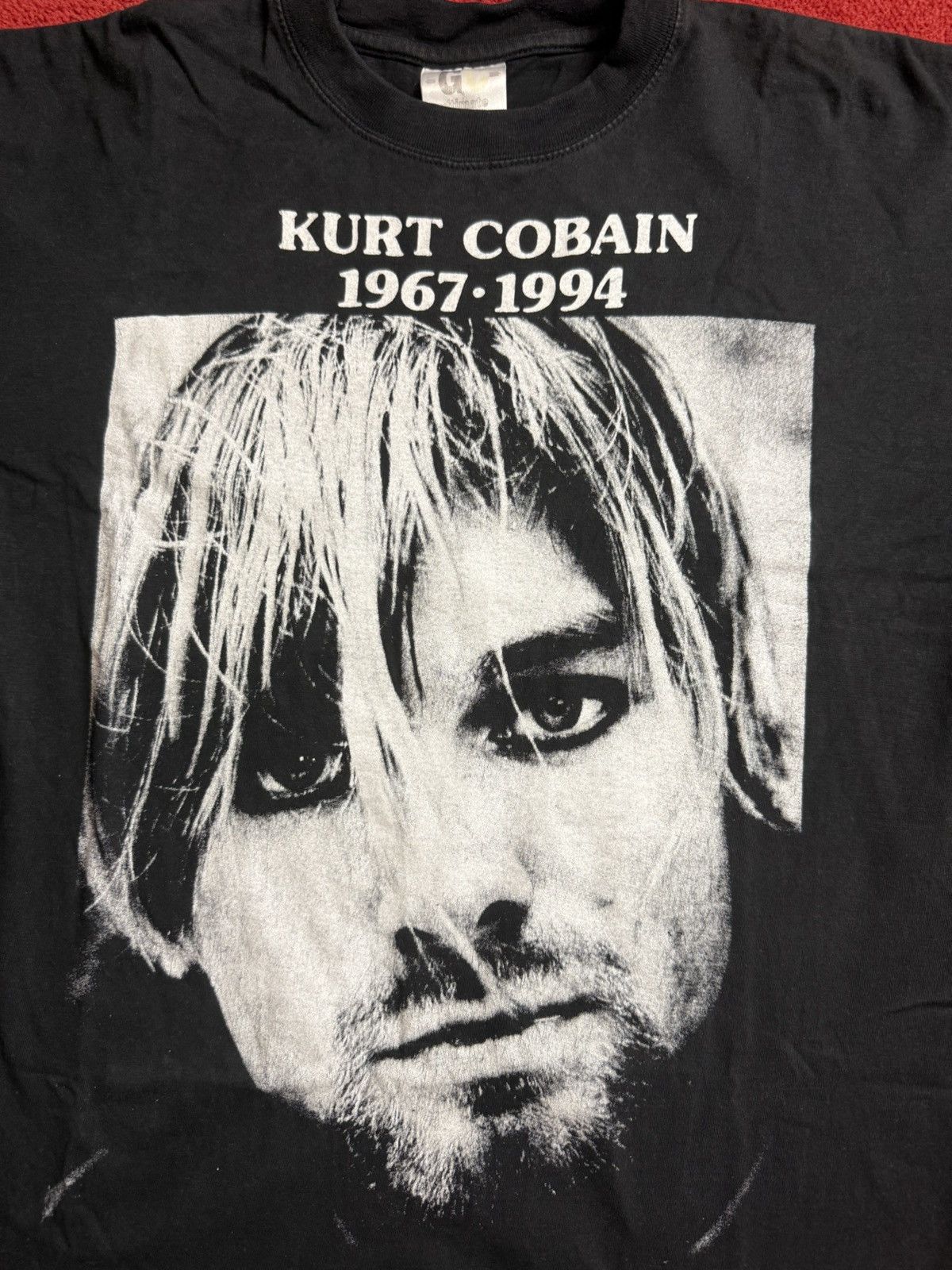 Vintage Vintage Nirvana Kurt Cobain Face Tshirt Size US M / EU 48-50 / 2 - 2 Thumbnail