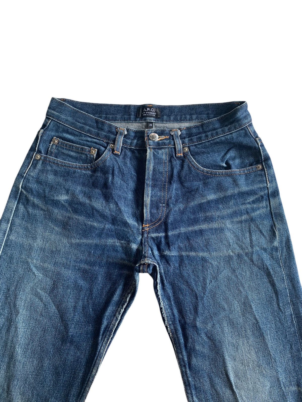 A.P.C. × Japanese Brand × Vintage A.P.C Selvedge Distressed Denim Size US 29 - 12 Thumbnail