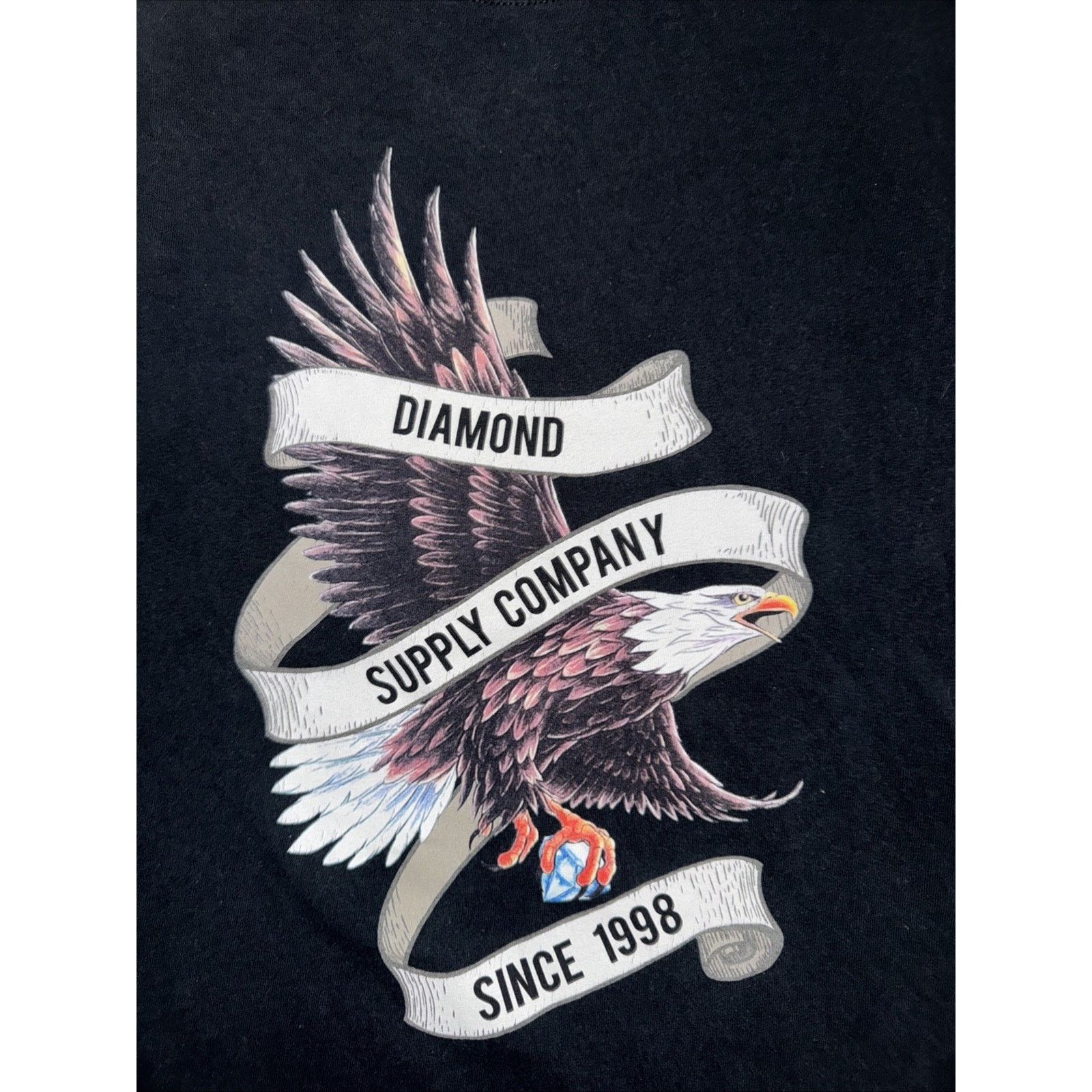 Diamond Supply Co. Diamond Supply Co Bald Eagle Graphic T-Shirt Black L 20x26 Size US L / EU 52-54 / 3 - 2 Thumbnail