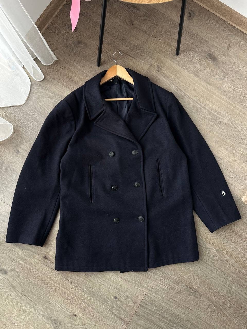 Japanese Brand × Vintage Vintage Japanese Michel Beaudouin Blue Coat Jacket Size US XL / EU 56 / 4 - 6 Thumbnail