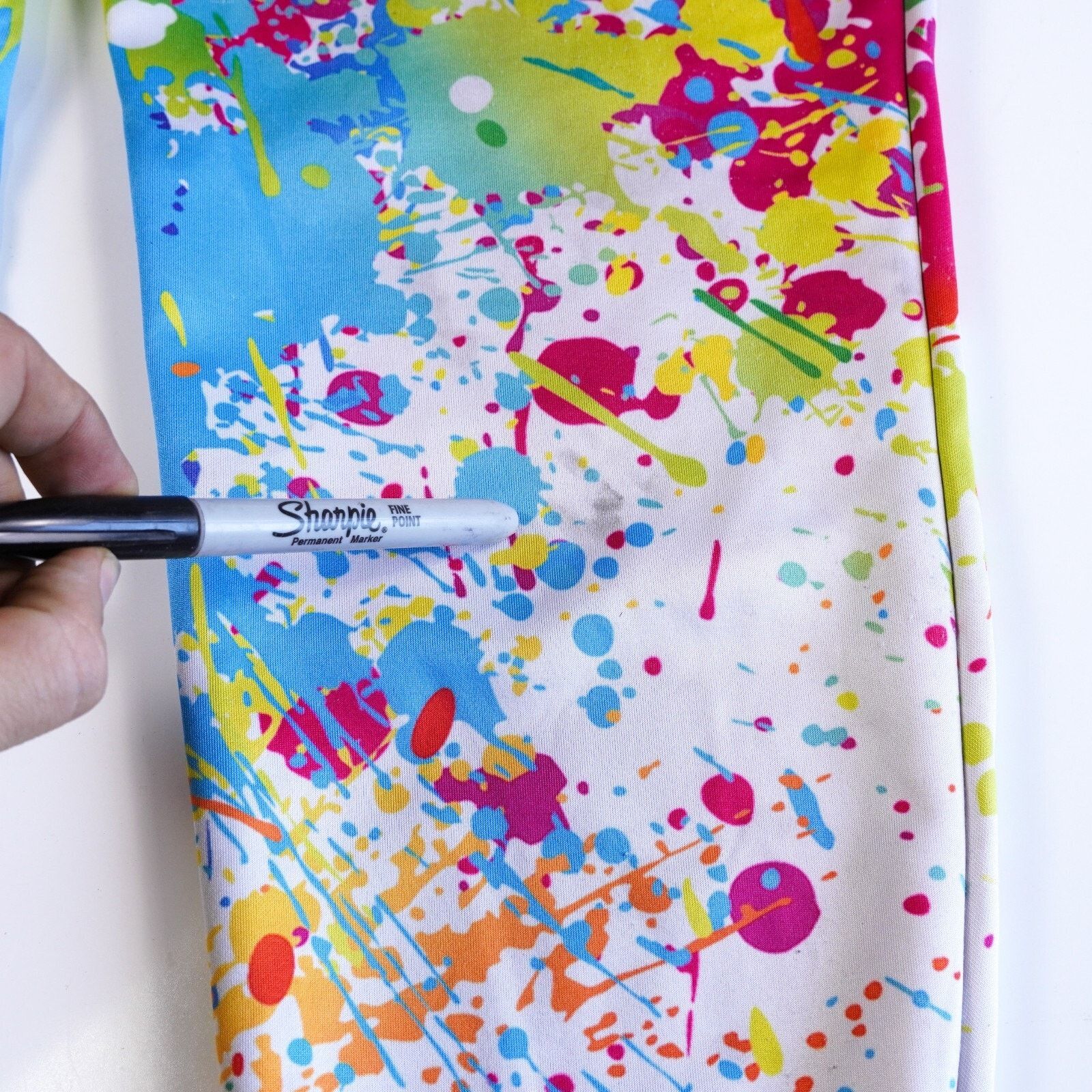 Other Rainbow Colorful Paint Sweatpants Drawstring Joggers Men S Size US 26 / EU 42 - 5 Thumbnail