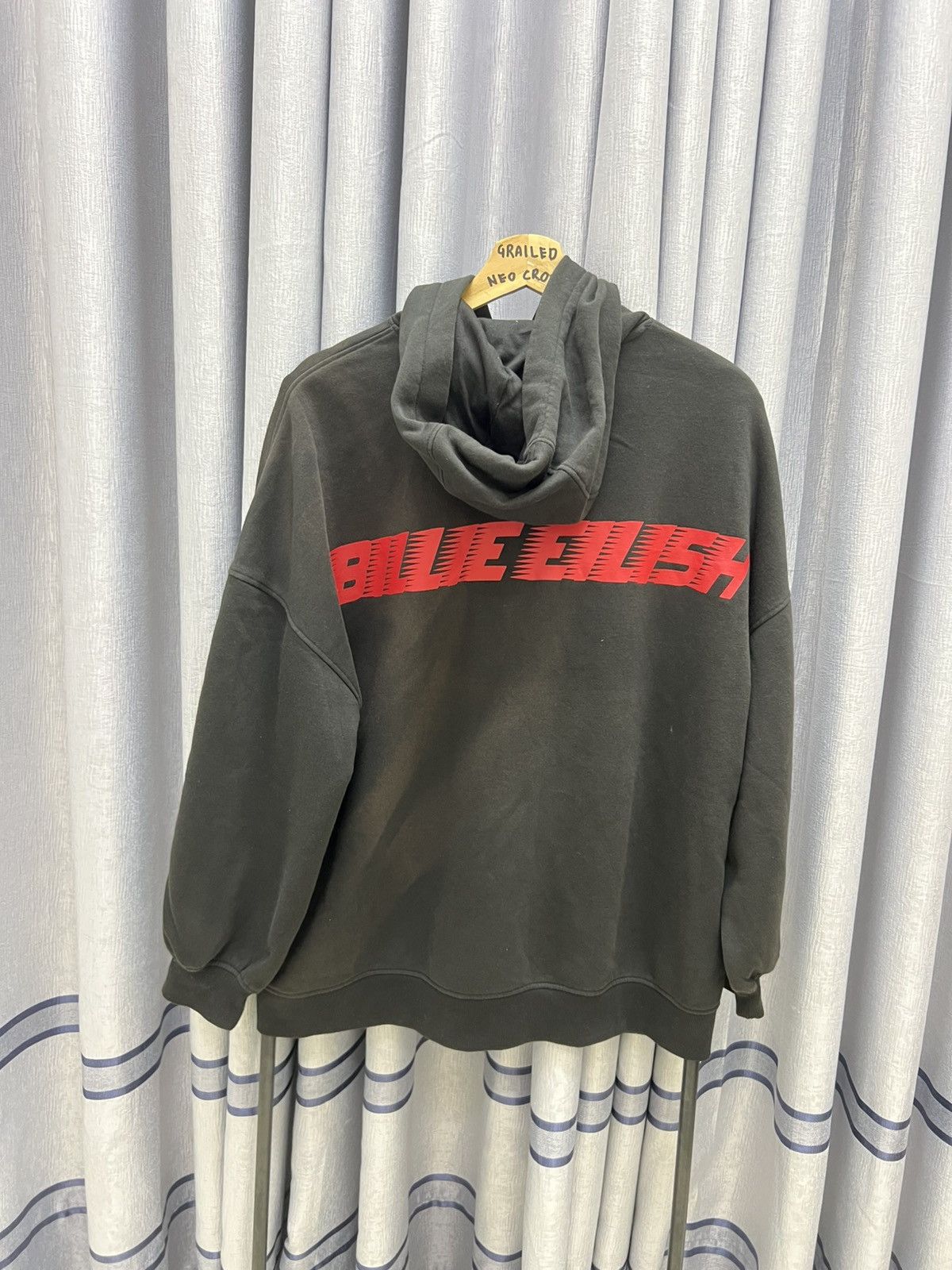 Billie Eilish Thrashed Faded Billie Eilish Baggy Oversized Hoodie Size US L / EU 52-54 / 3 - 4 Thumbnail