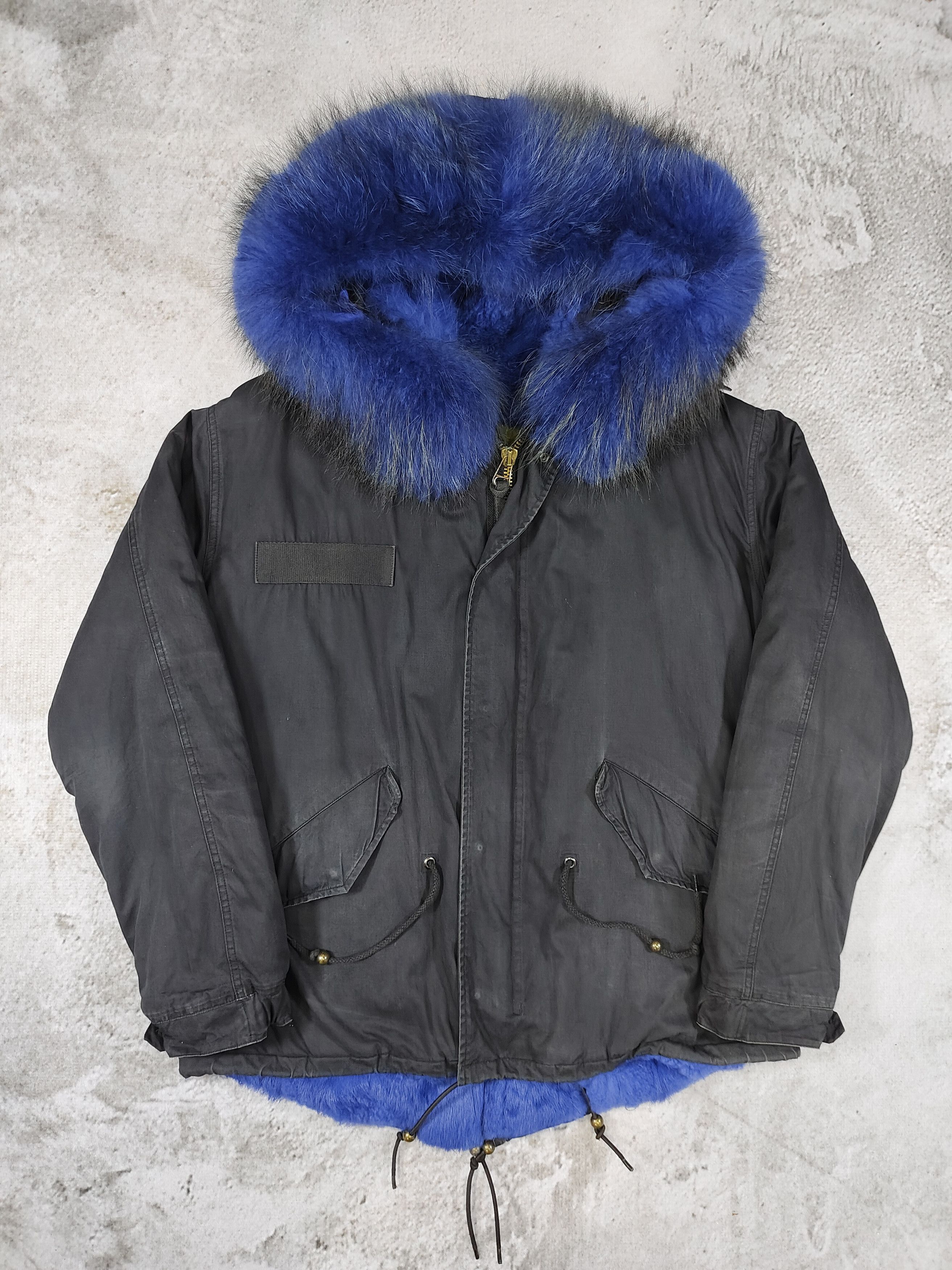 MR & MRS ITALY Mr & Mrs Italy- Luxury Military Raccoon Fur Parka Jacket Size US XL / EU 56 / 4 - 2 Thumbnail