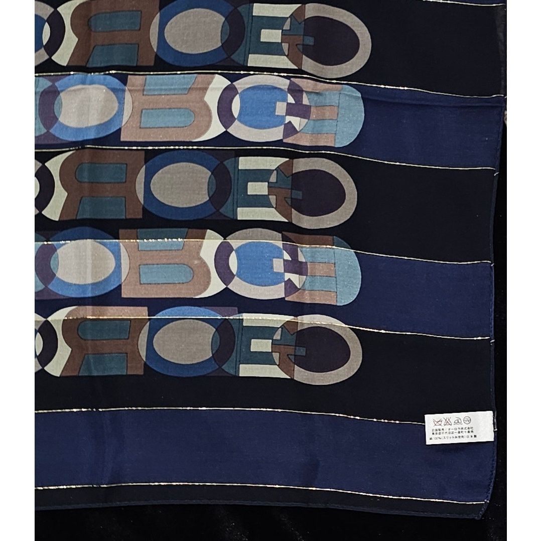 Balenciaga NWT Vintage Balenciaga Geometric Abstract Theme Silk Scarf Size ONE SIZE - 6 Thumbnail