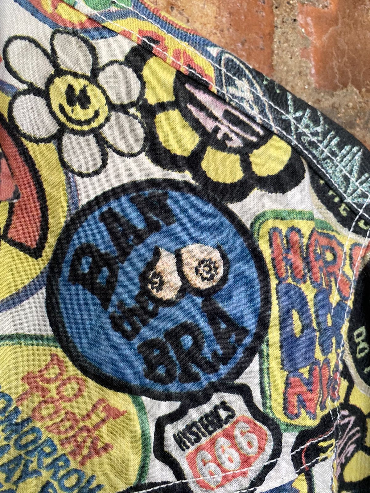 Hysteric Glamour 90s Fuck All logo all over print Size US M / EU 48-50 / 2 - 7 Thumbnail