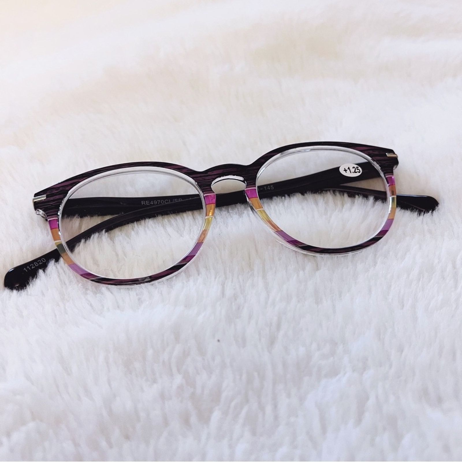 Other Zoe Brown Multi-Color Round Reader Glasses Size ONE SIZE - 3 Thumbnail