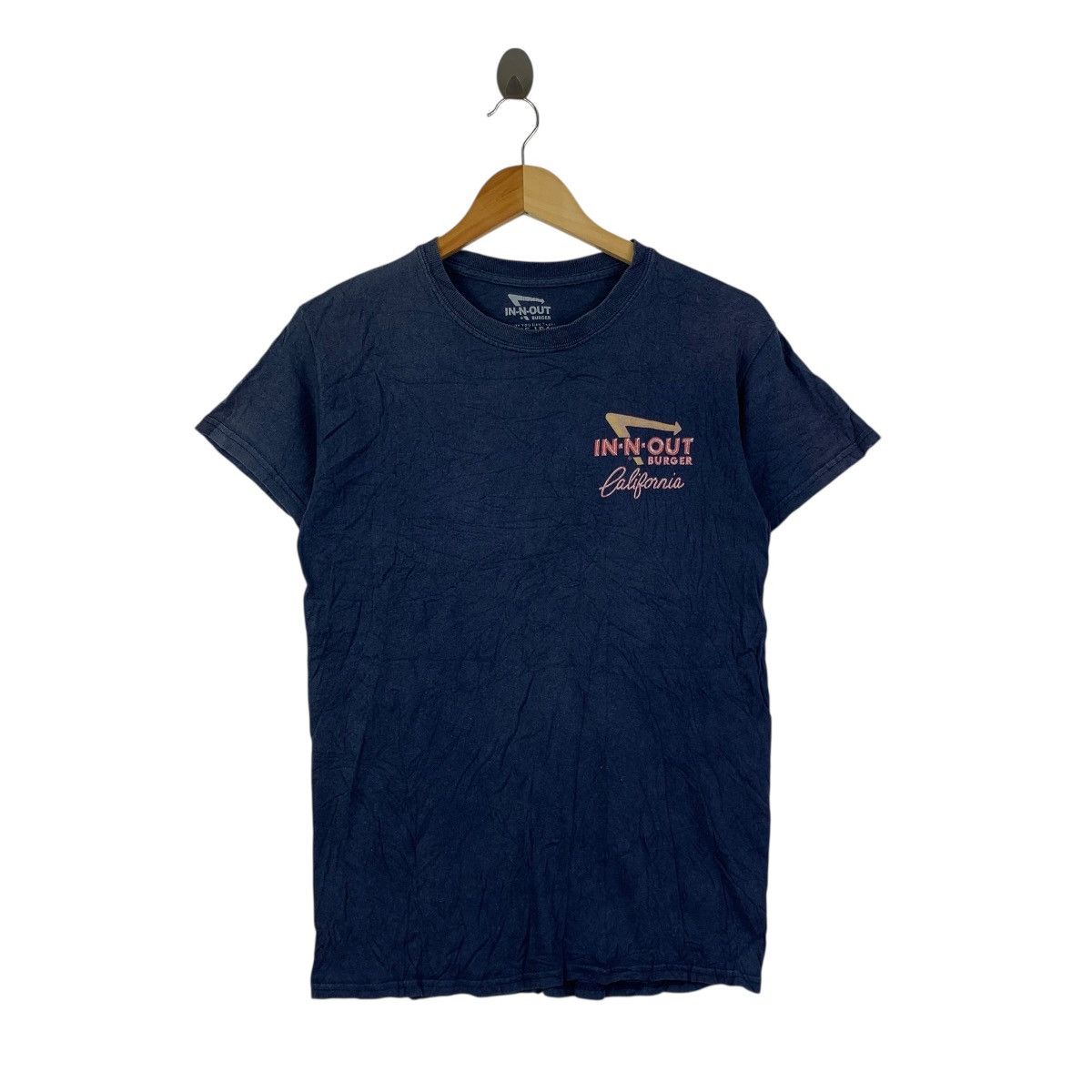 Vintage In-N-Out Vintage Style Tee Navy Classic Cars Back Print Size US S / EU 44-46 / 1 - 2 Thumbnail