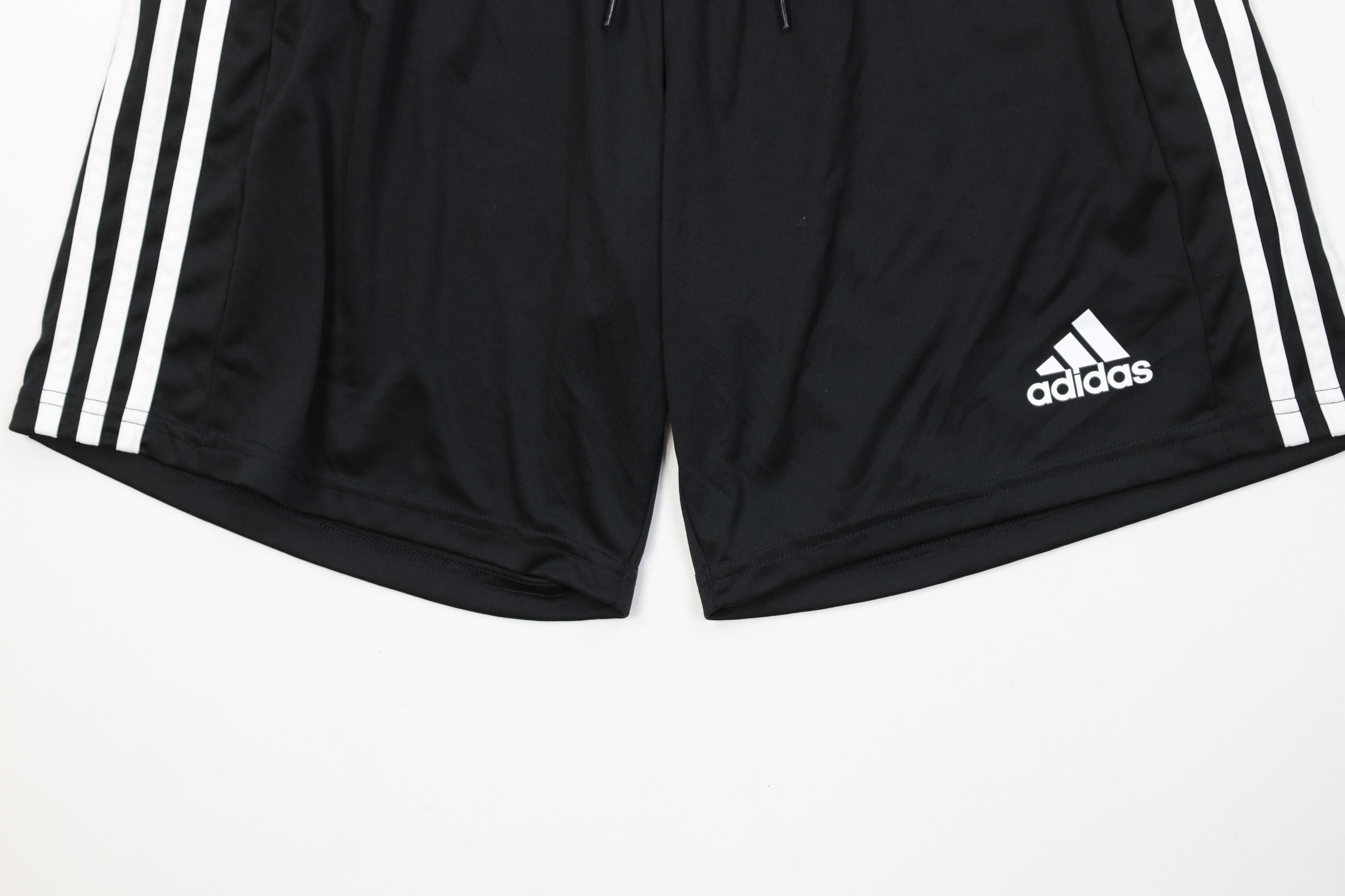 Adidas Vintage Y2K Adidas Running Jogging Soccer Shorts Black Size US 32 / EU 48 - 4 Thumbnail