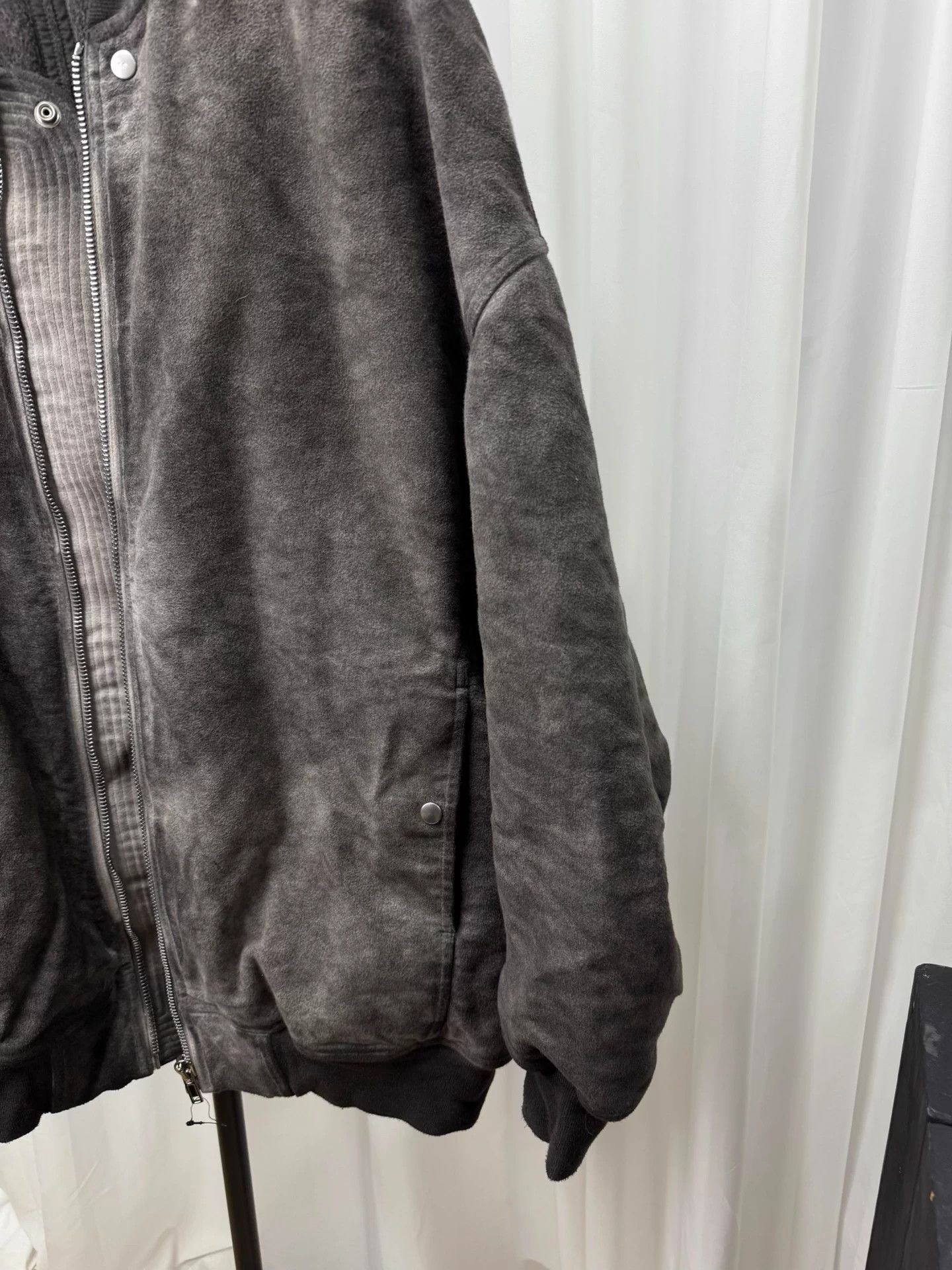 Rick Owens Drkshdw Rick Owens Suede Batwing Sleeve Jacket Size US XS / EU 42 / 0 - 7 Thumbnail