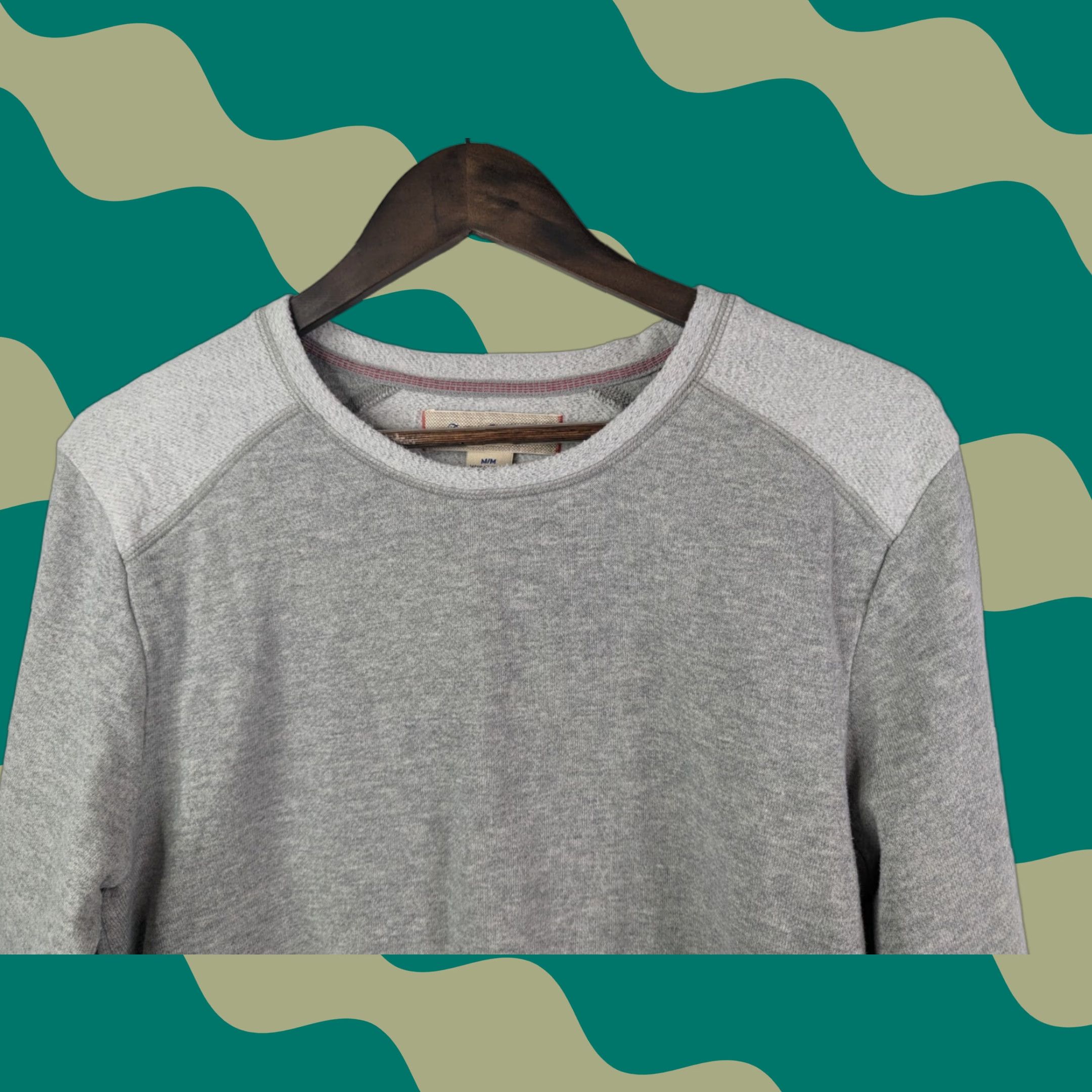 Tommy Bahama Tommy Bahama Sweatshirt Men M Grey Marlin Logo Fleece Pullover Crew Neck Size US M / EU 48-50 / 2 - 1 Thumbnail