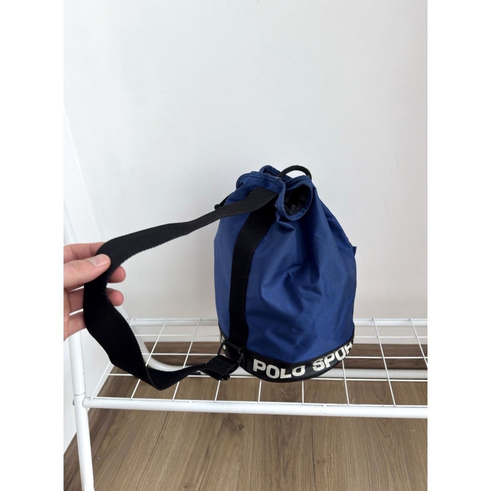 Vintage VINTAGE Polo Sport Backpack Shirt Unisex Adults Medium Blue 80s 90s Army Casual Travel Y2K Modern Slings Bag Size US M / EU 48-50 / 2 - 4 Thumbnail