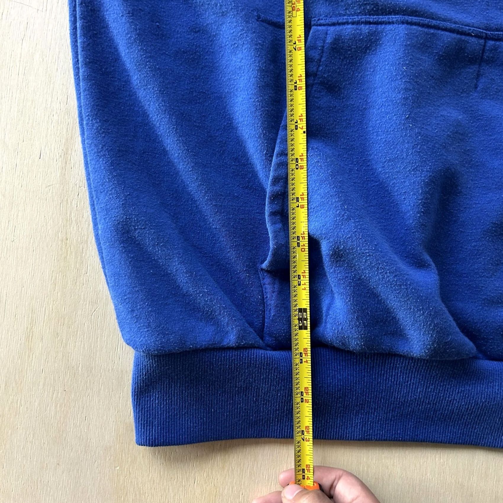 Umbro Umbro Hoodie Mens Large Blue Fleece Pullover Kangaroo Pocket Soccer Sweatshirt Size US L / EU 52-54 / 3 - 6 Thumbnail