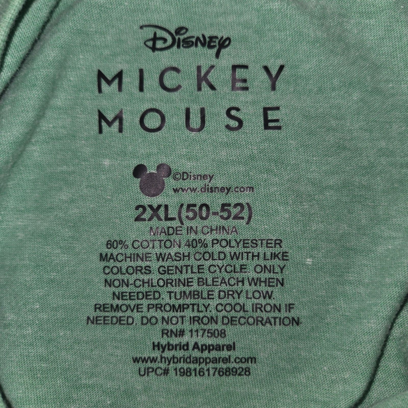 Disney Disney Mickey Mouse St. Patrick's Day Tee - 2XL Size US XXL / EU 58 / 5 - 8 Thumbnail