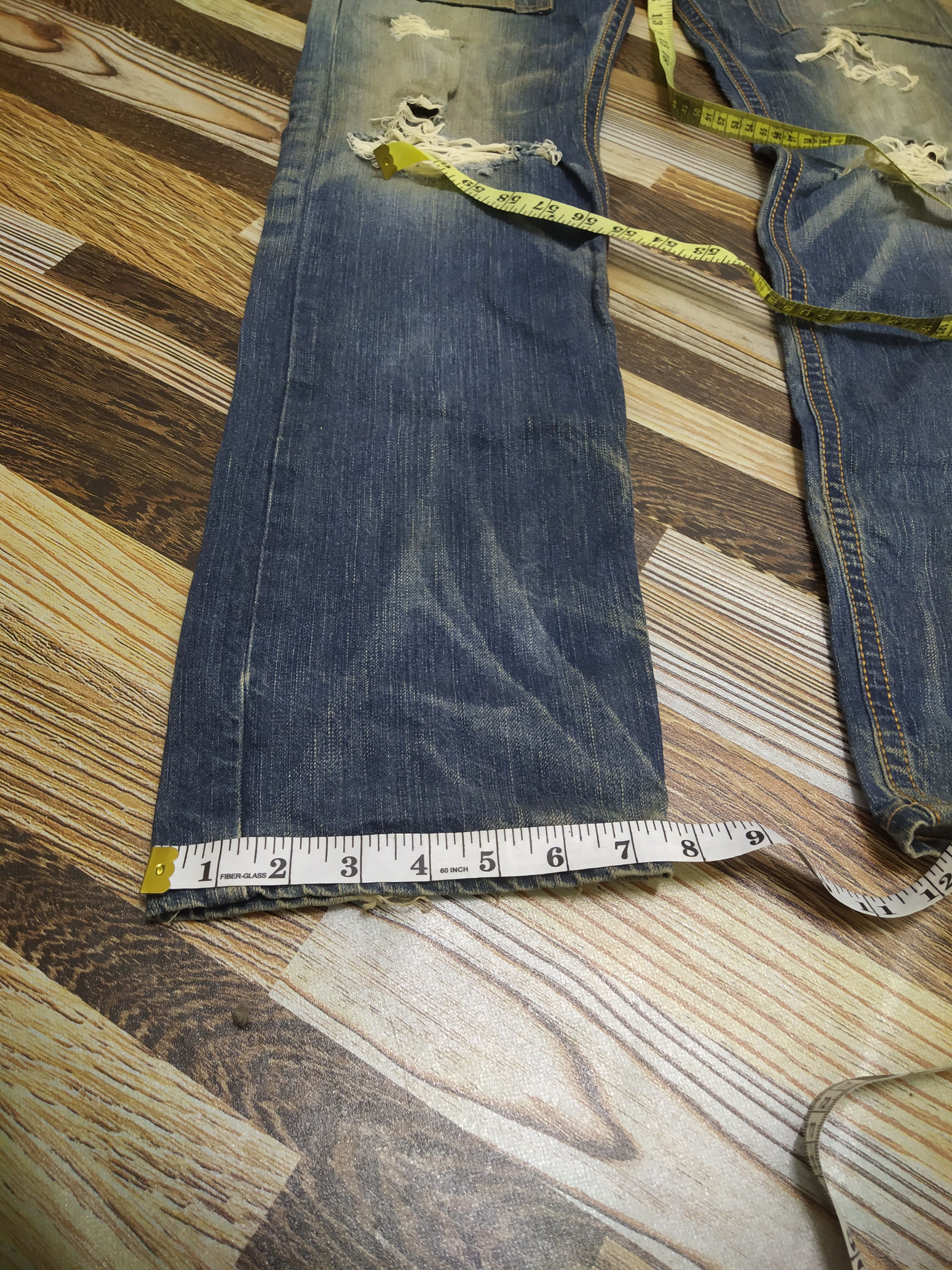 Edwin EDWIN XV "Exclusive Vintage" Distressed Wester Jeans Size US 31 - 17 Thumbnail