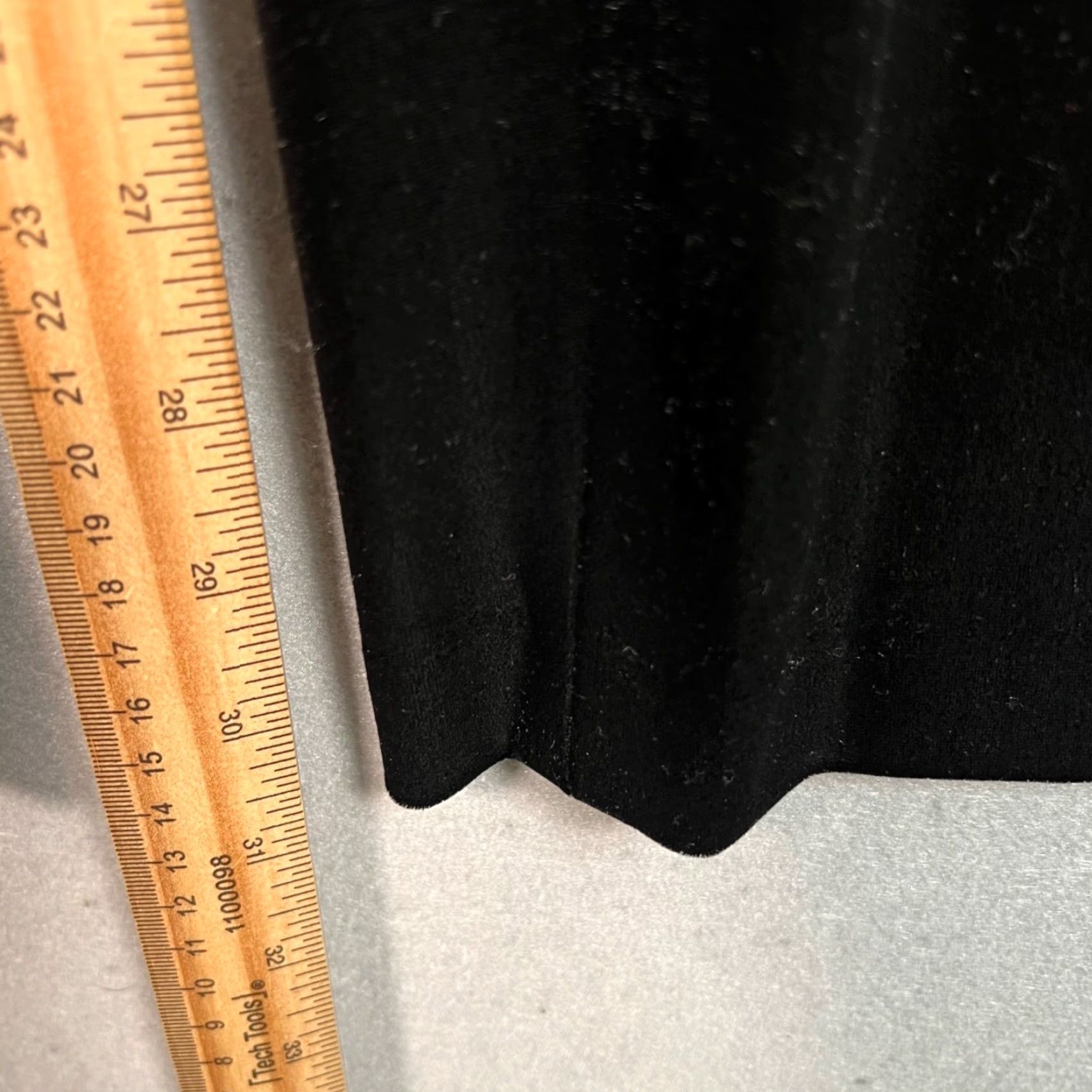Alex Evenings Alex Evenings Womens Slim Black Velour Pull-On Wide-Leg Pants S NEW Velour Dress Pants Size 28" / US 6 / IT 42 - 7 Thumbnail