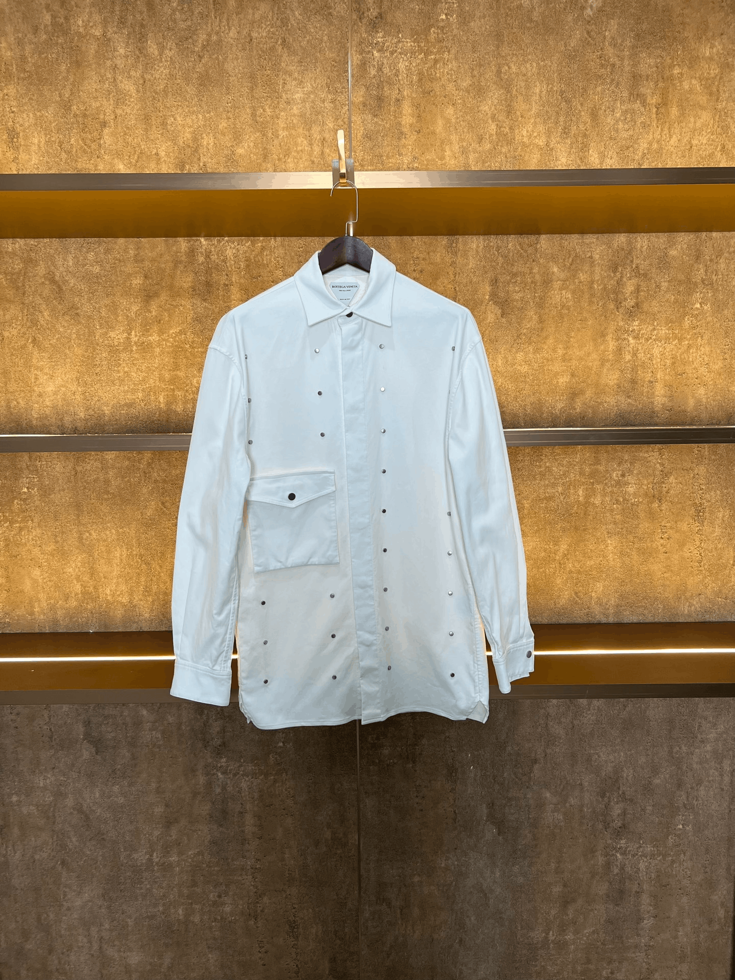 Bottega Veneta Bottega Veneta Rivet Utility Jacket Size US S / EU 44-46 / 1 - 1 Thumbnail