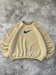 Nike beige sweatshirt on sale vintage