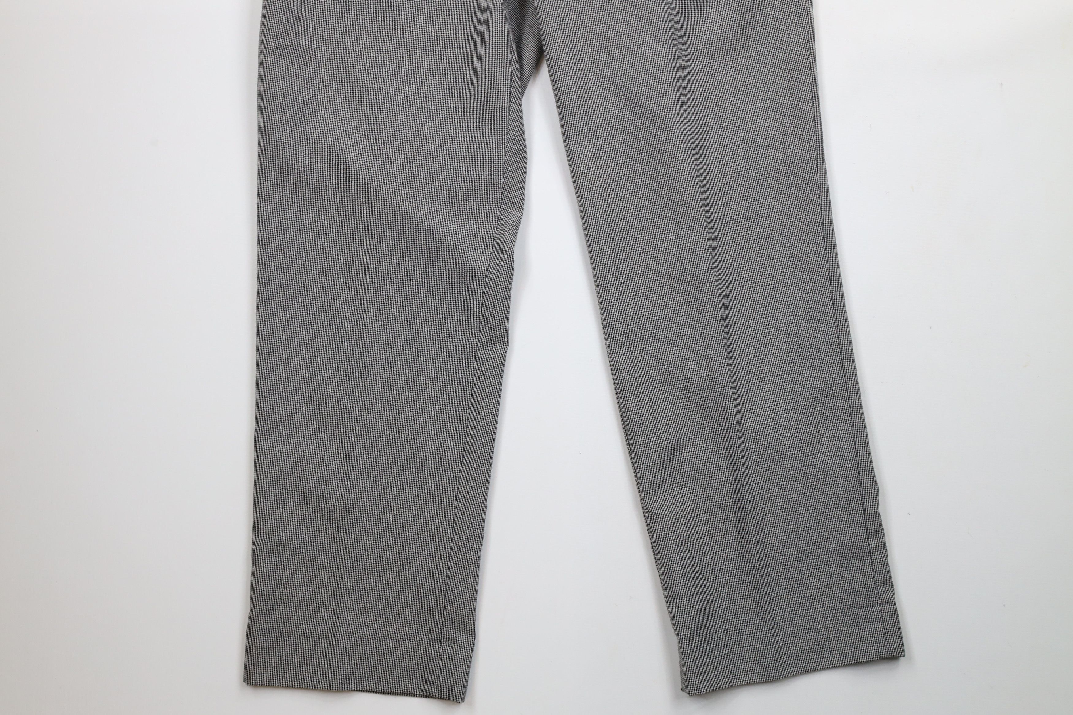 Vintage Vintage 90s Streetwear Houndstooth Wide Leg Chino Pants Size US 34 / EU 50 - 4 Thumbnail