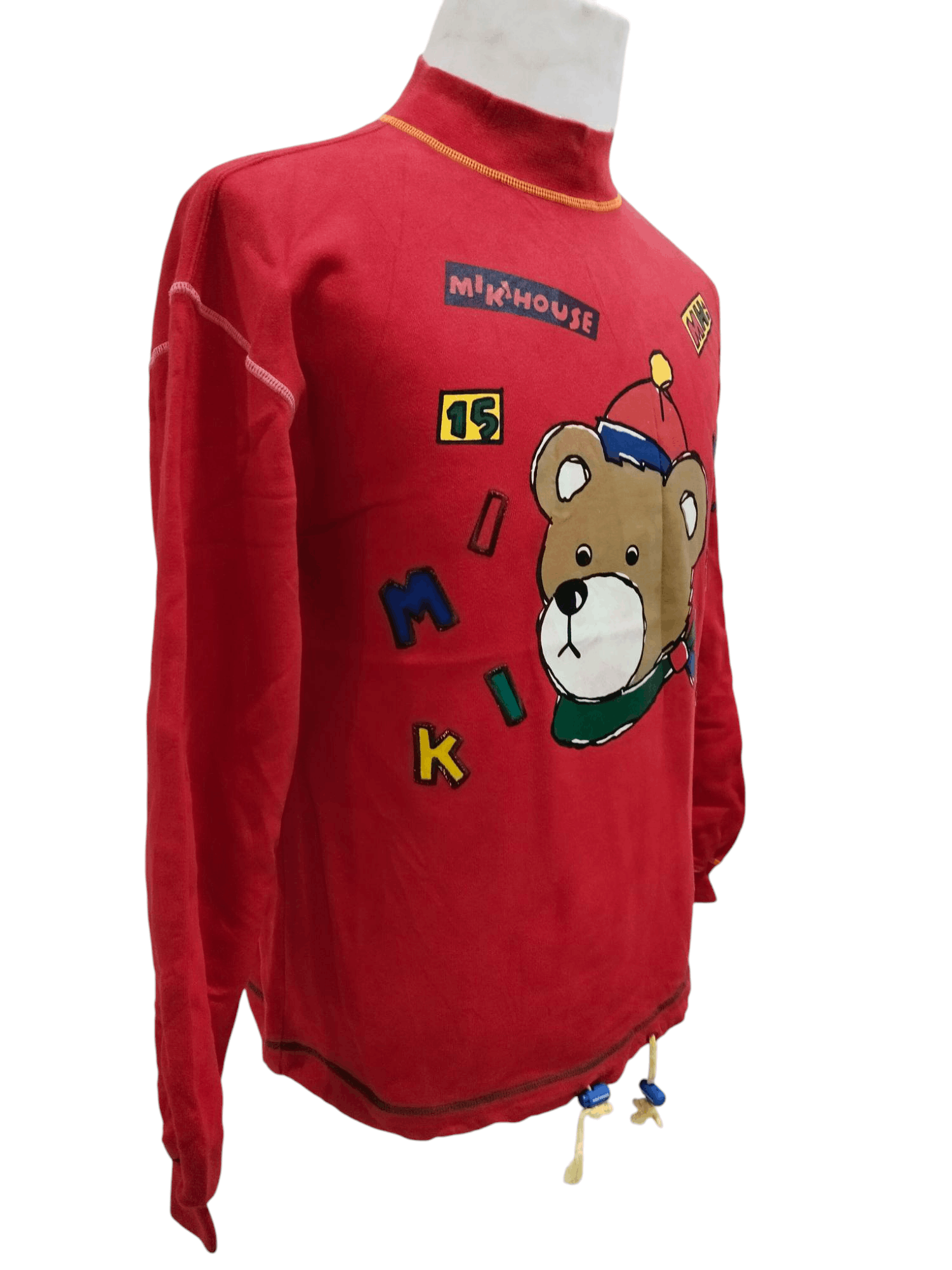 Vintage Miki House Big Logo Sweatshirt Size US M / EU 48-50 / 2 - 3 Thumbnail