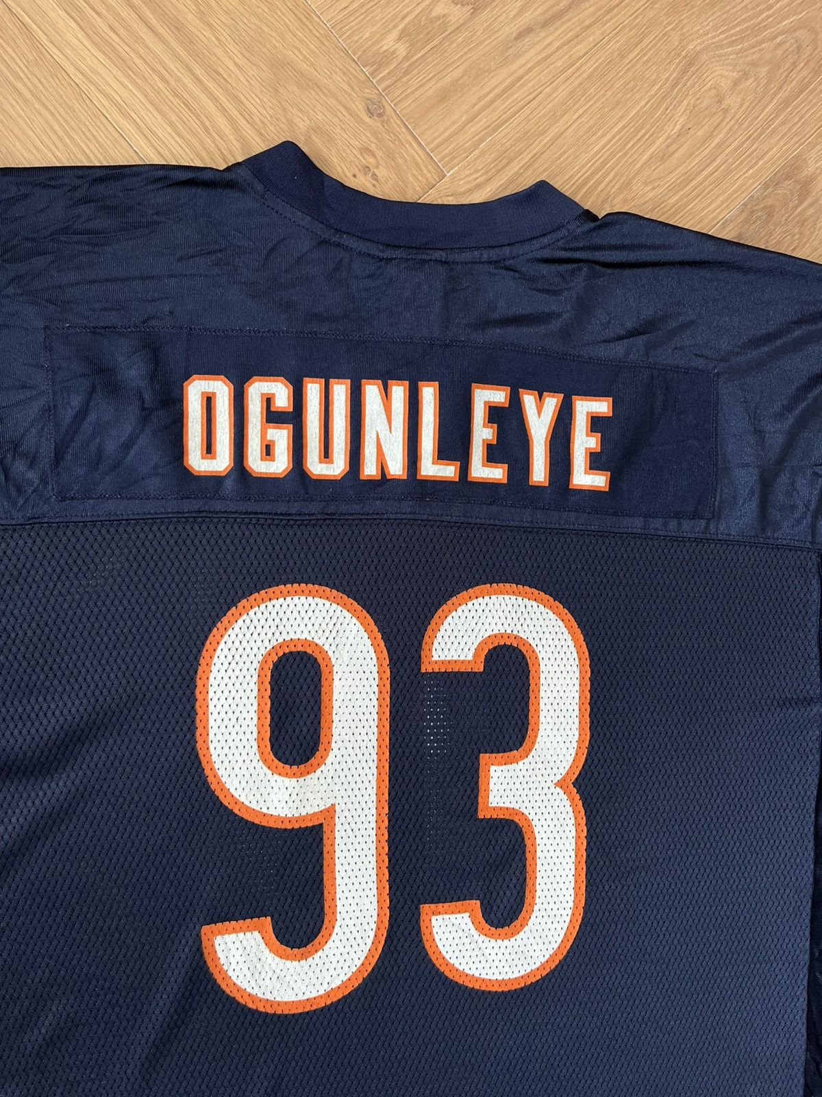 Reebok Vintage Adewale Ogunleye Chicago Bears 93 Reebok Home Jersey Size US XXL / EU 58 / 5 - 8 Thumbnail