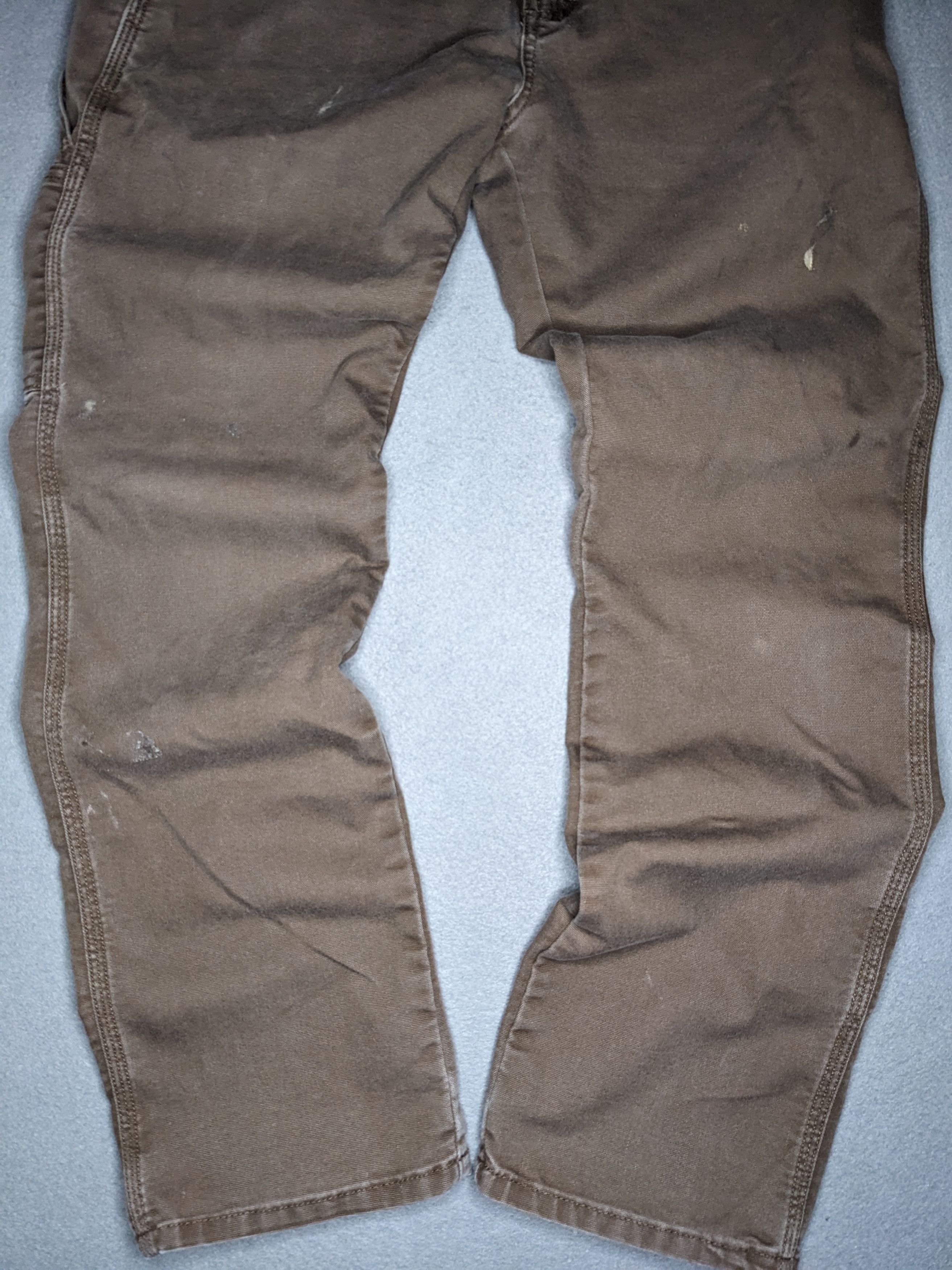 Dickies Dickies Carpenter Pants 32x31 Canvas Brown Distressed Faded Size US 32 / EU 48 - 3 Thumbnail